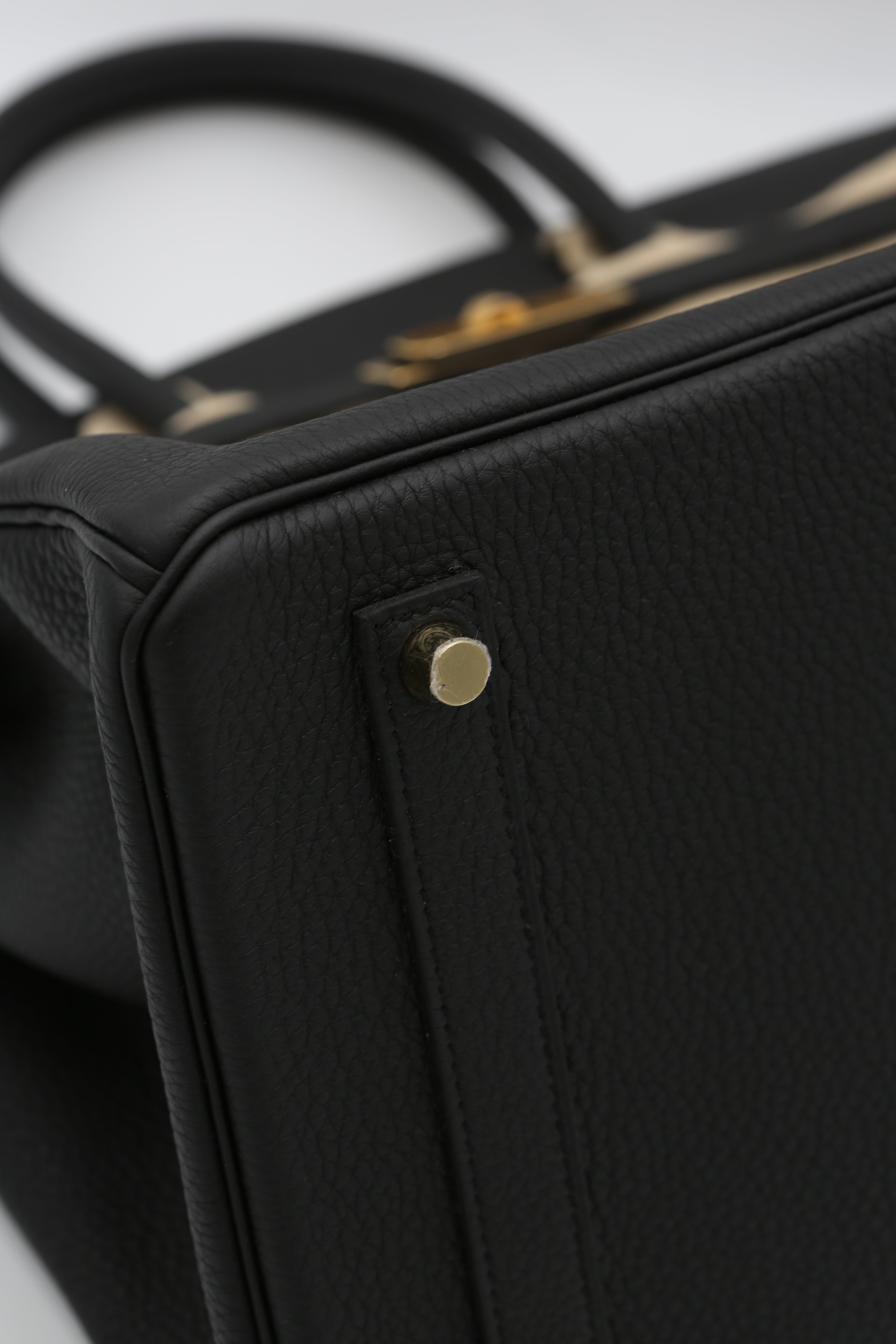 HERMÈS BIRKIN35 BLACK TOGO GOLD HARDWARE C STAMP