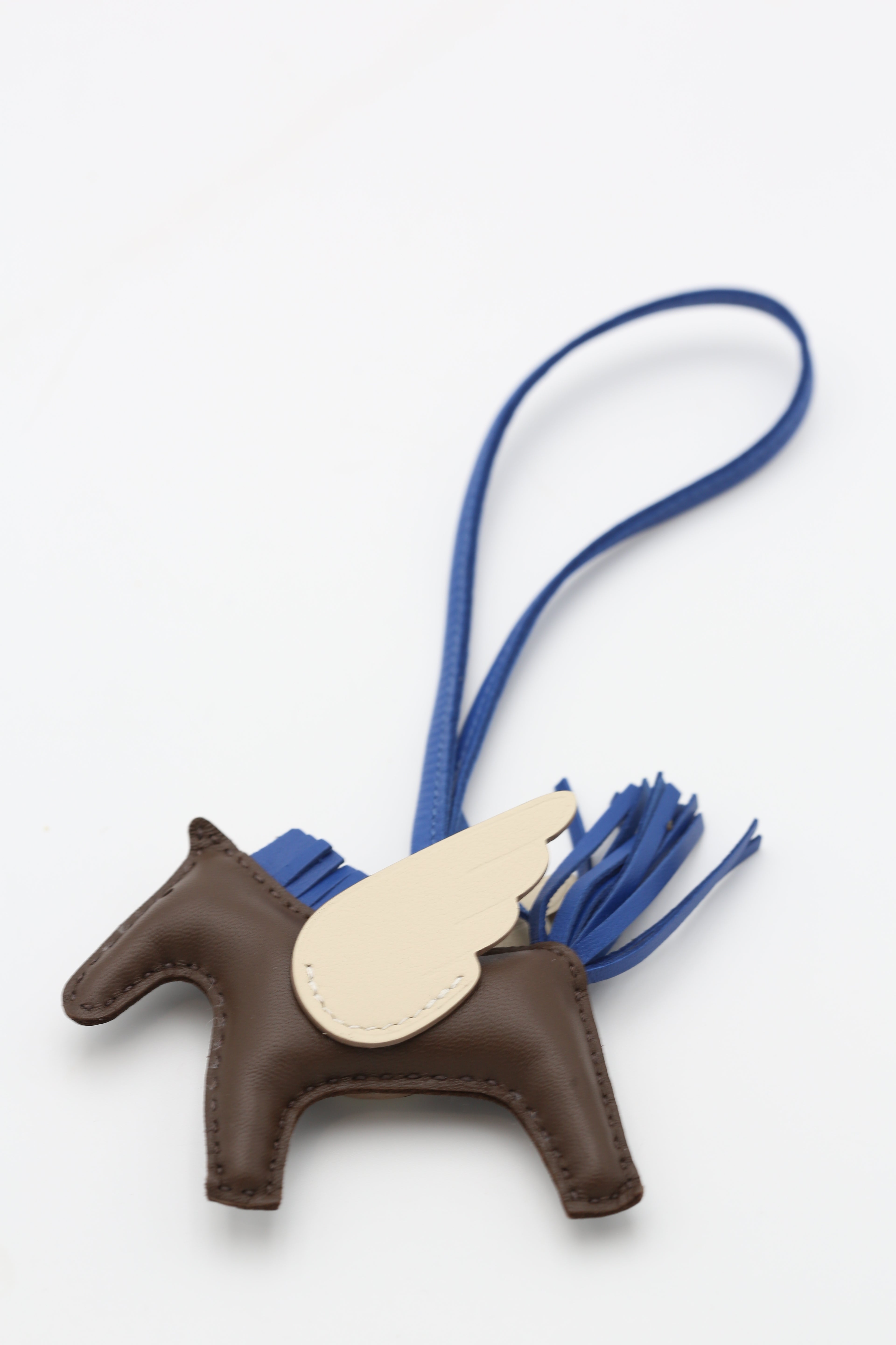 HERMÈS RODEO PEGASE PM CHARM BROWN/NATA/BLEU