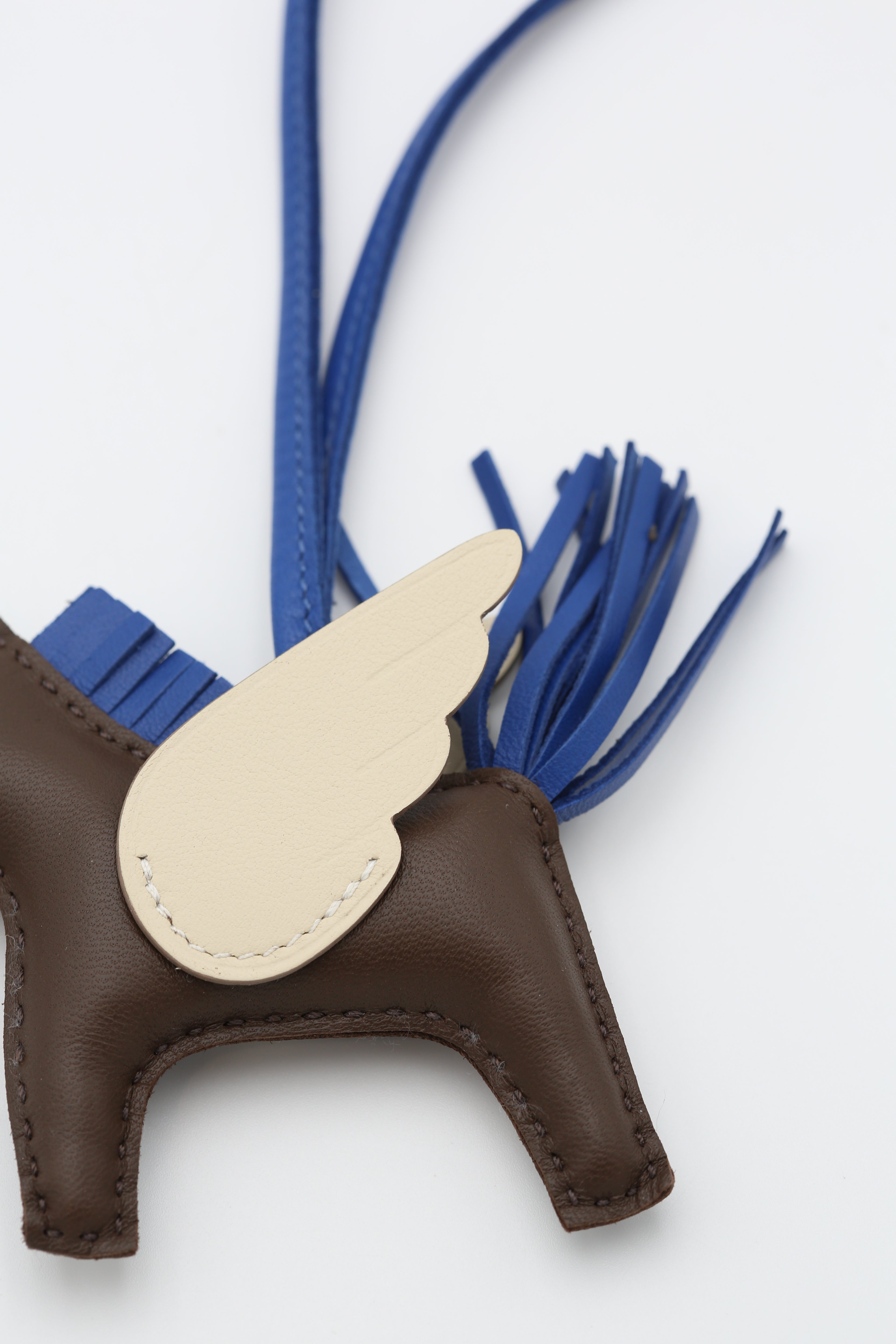 HERMÈS RODEO PEGASE PM CHARM BROWN/NATA/BLEU