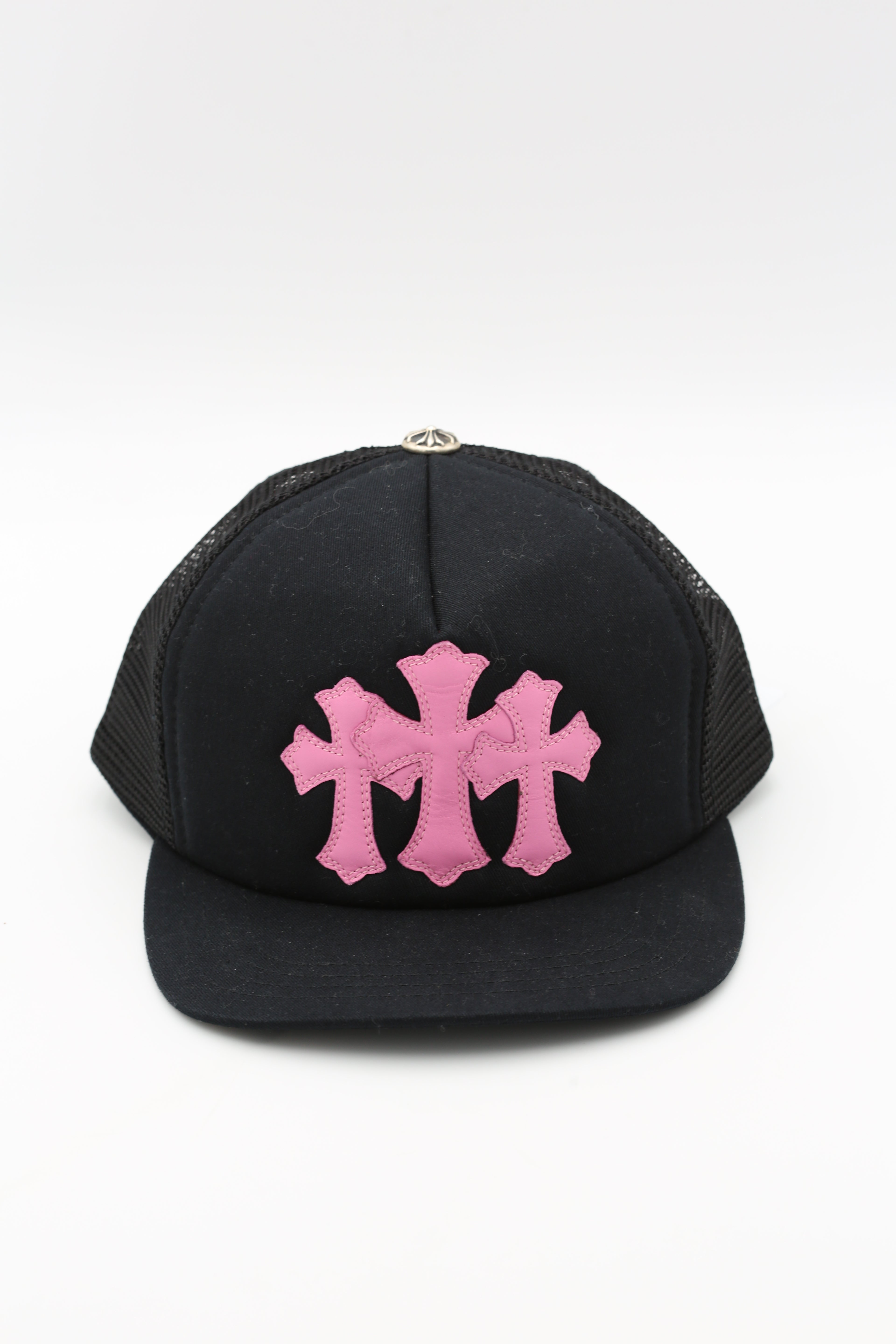 CHROME HEARTS BASEBALL CAP BLACK/PINK