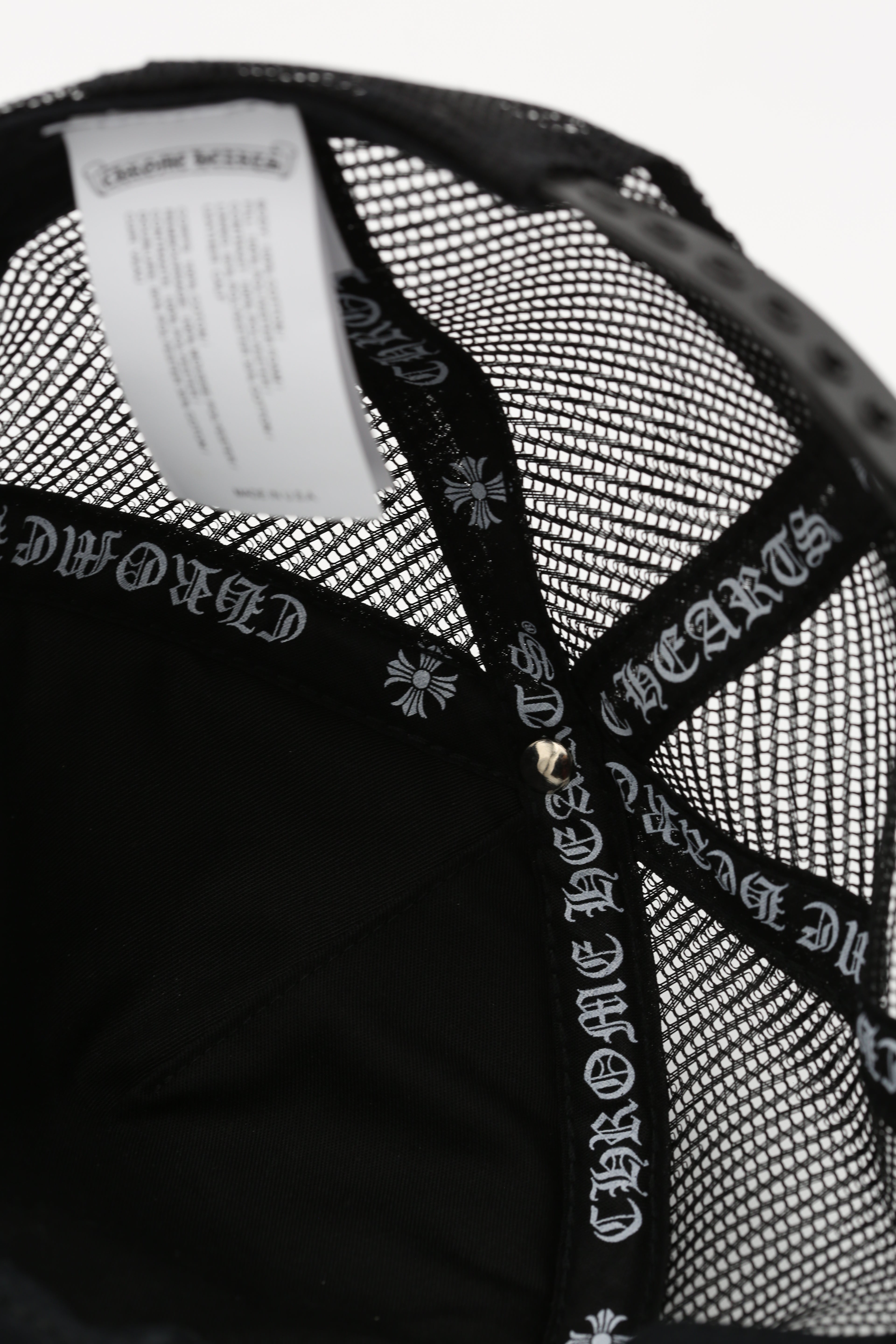 CHROME HEARTS BASEBALL CAP BLACK/PINK