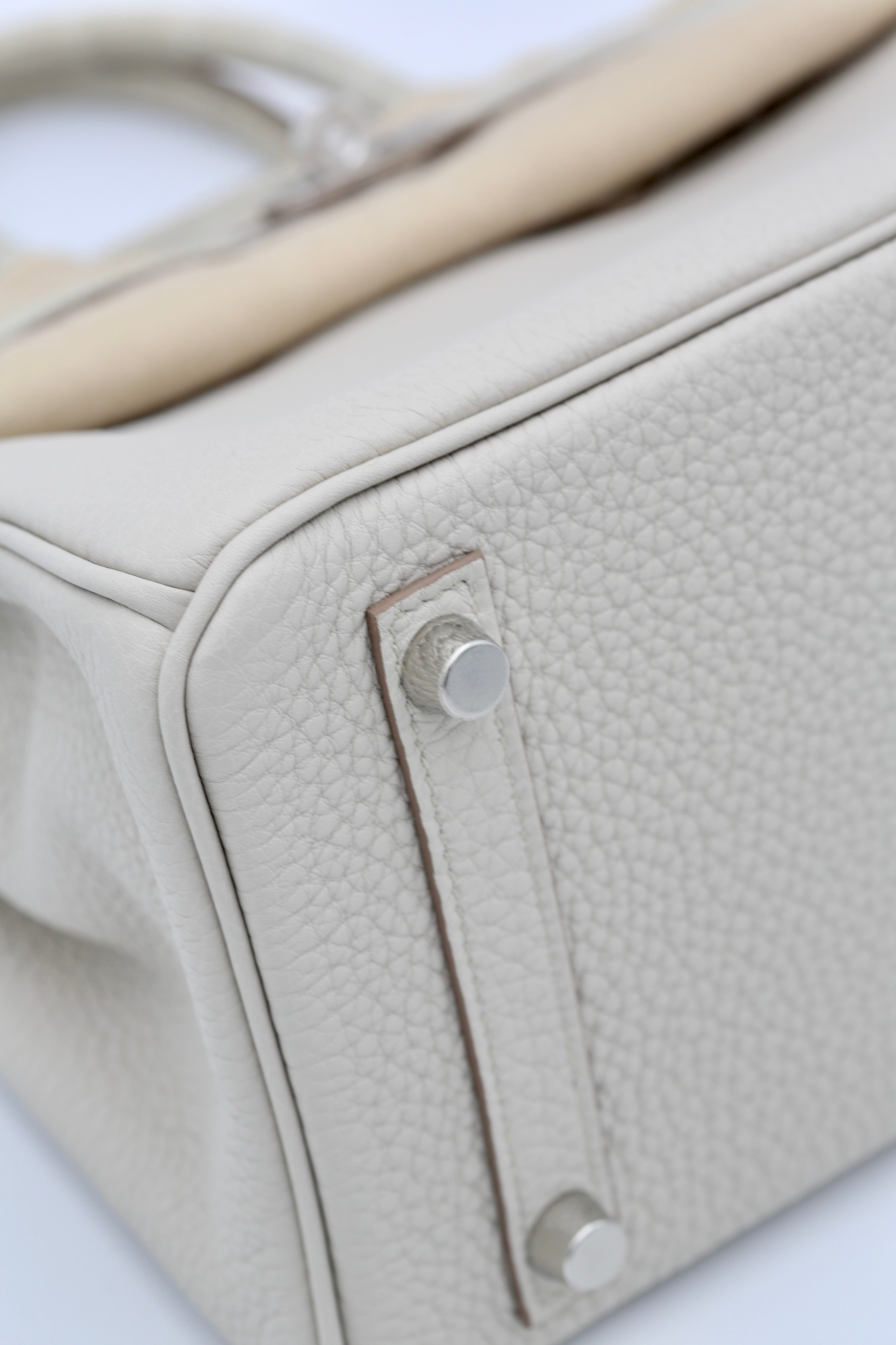 HERMÈS BIRKIN25 BETON TOUCH TOGO MATTE MISSI ALLIGATOR SILVER HARDWARE B STAMP
