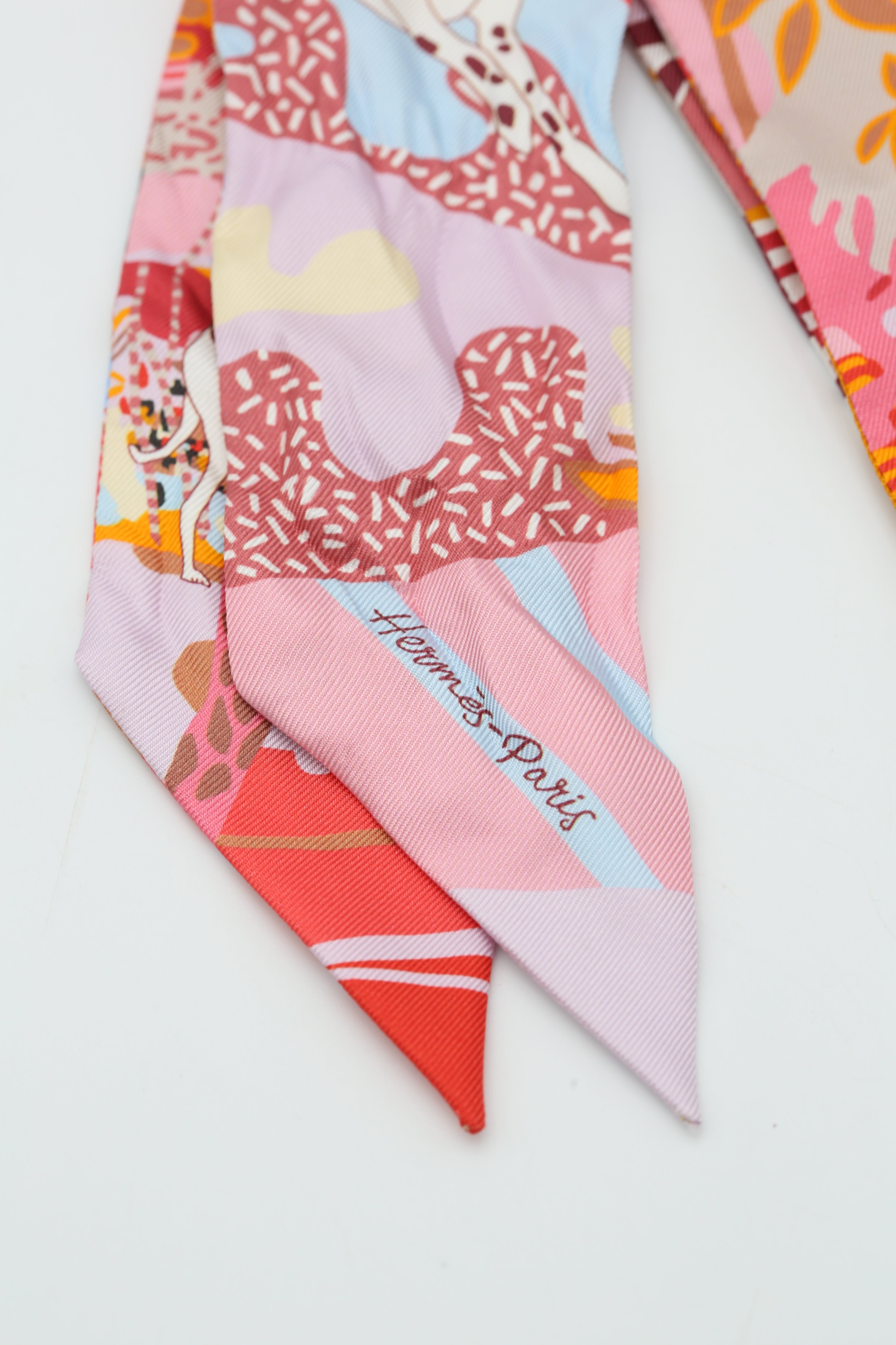 HERMÈS TWILLY DOG PATTERN MULTICOLOR