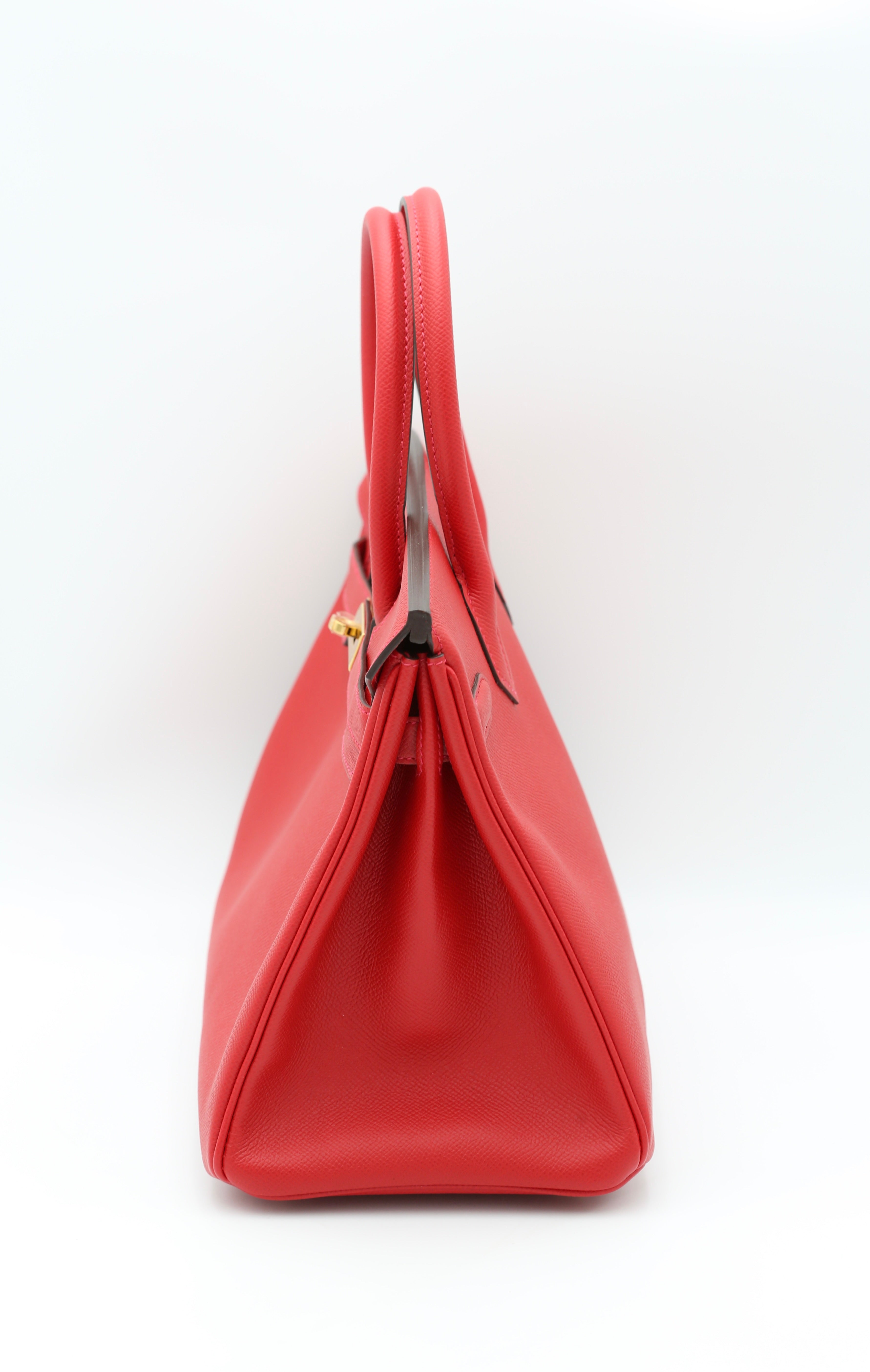 HERMÈS BIRKIN30 Q5 ROUGE CASAQUE EPSOM X GOLD HARDWARE X STAMP