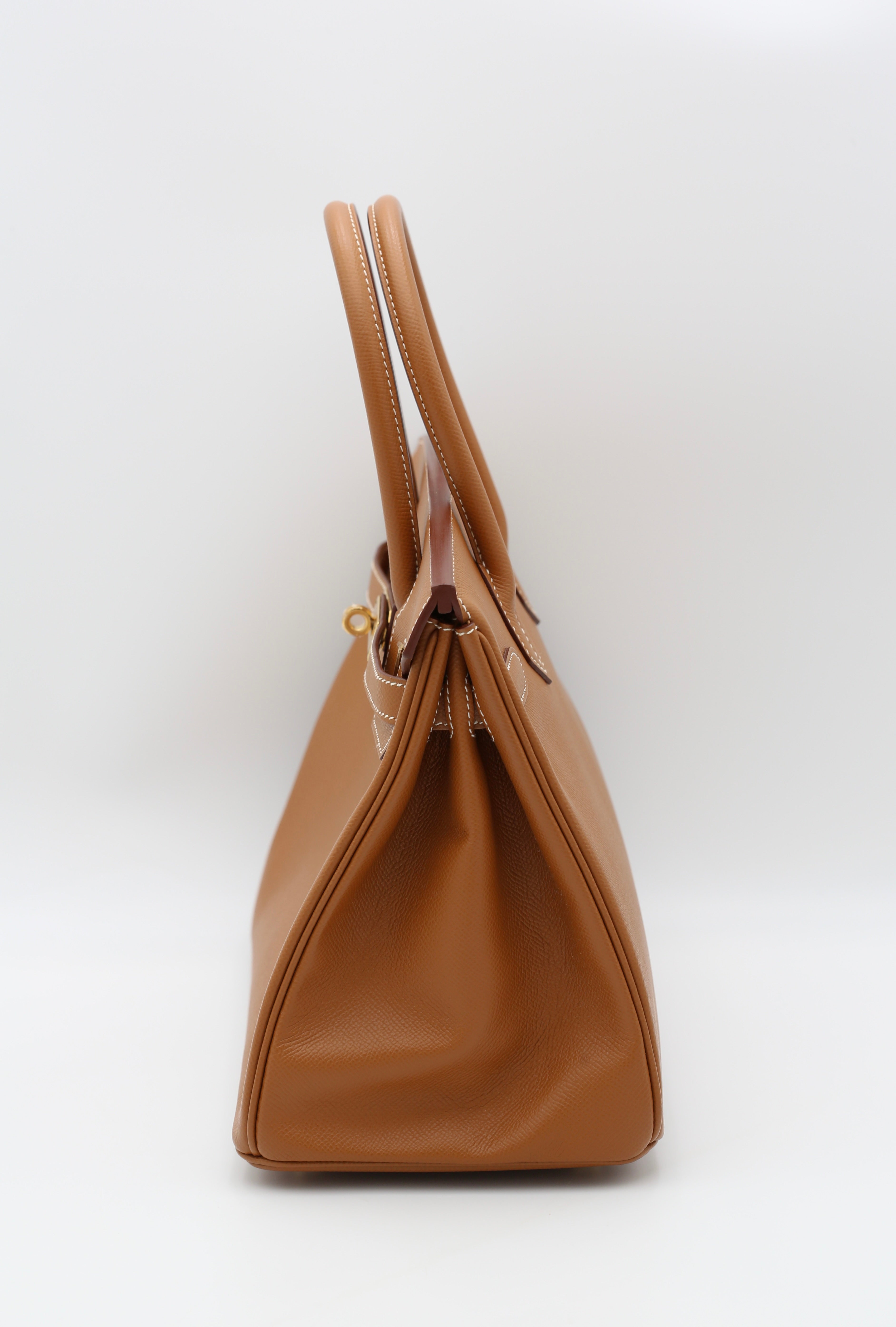 HERMÈS BIRKIN30 GOLD EPSOM GOLD HARDWARE Z STAMP