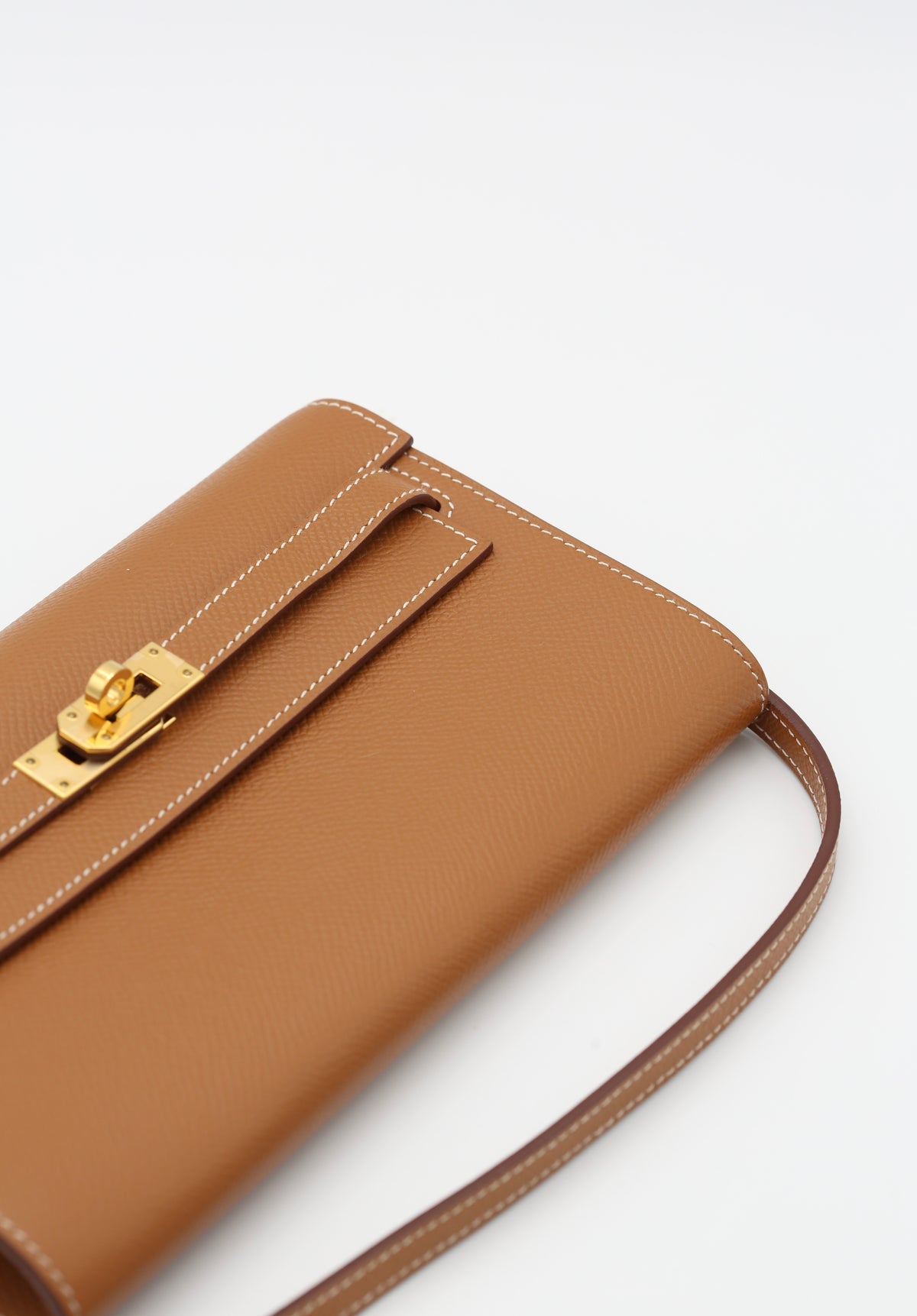 HERMÈS KELLY TO GO GOLD EPSOM GOLD HARDWARE Z STAMP