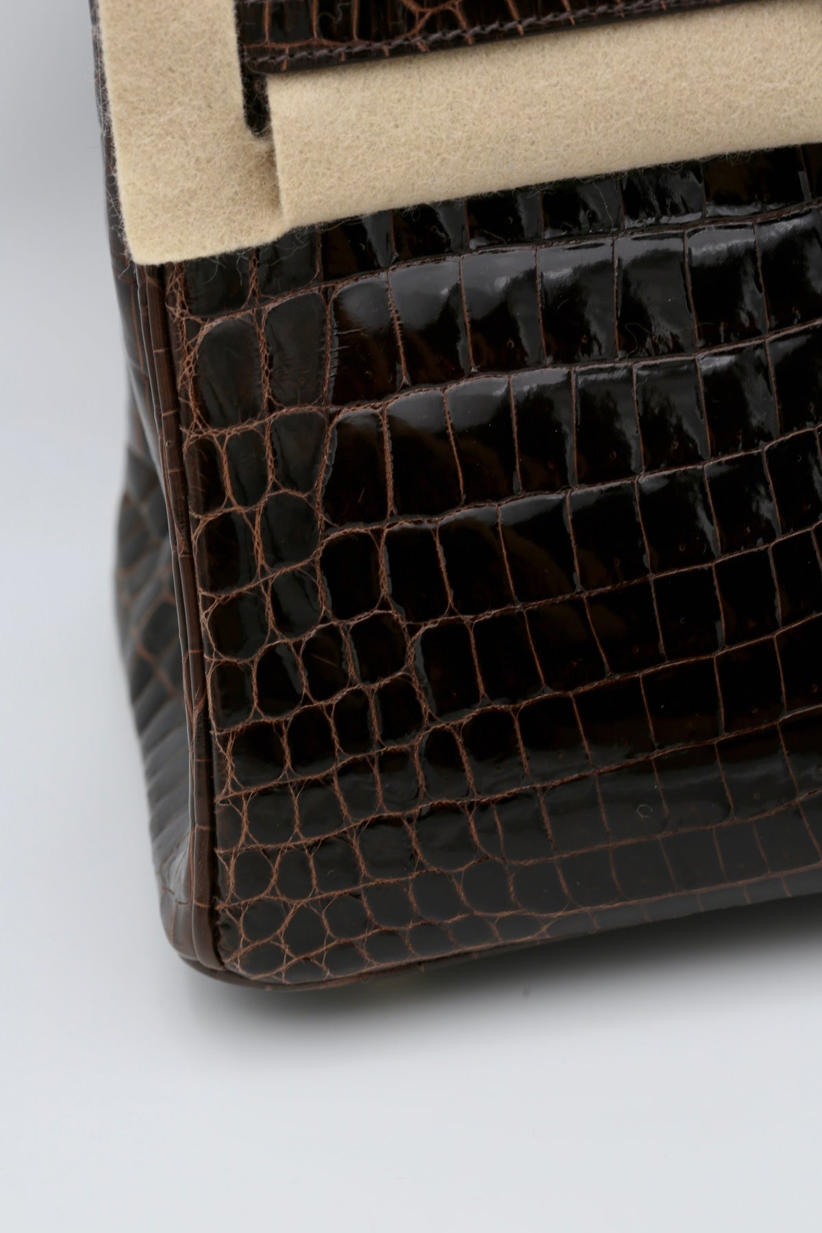 HERMÈS BIRKIN25 NILOTICUS HAVANE GOLD HARDWARE Z STAMP