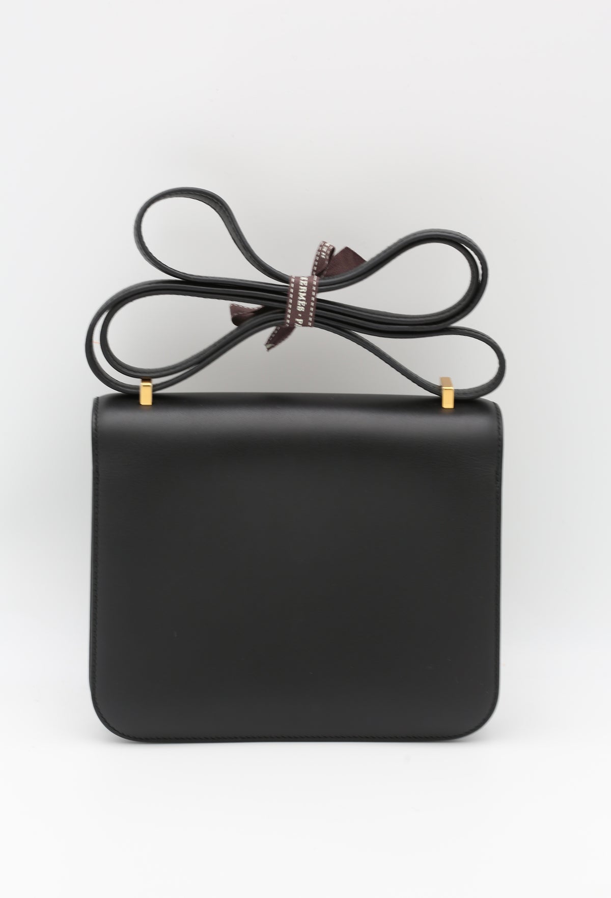 HERMÈS CONSTANCE 18 BLACK BOX GOLD HARDWARE D STAMP
