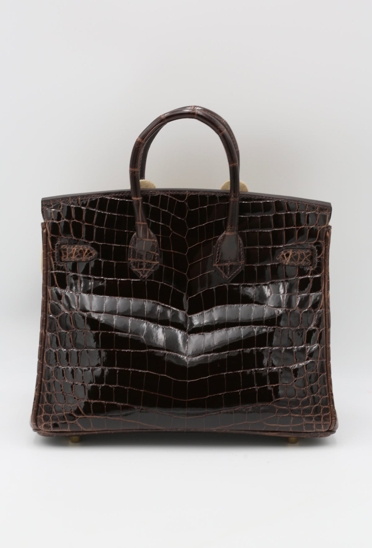 HERMÈS BIRKIN25 NILOTICUS HAVANE GOLD HARDWARE Z STAMP