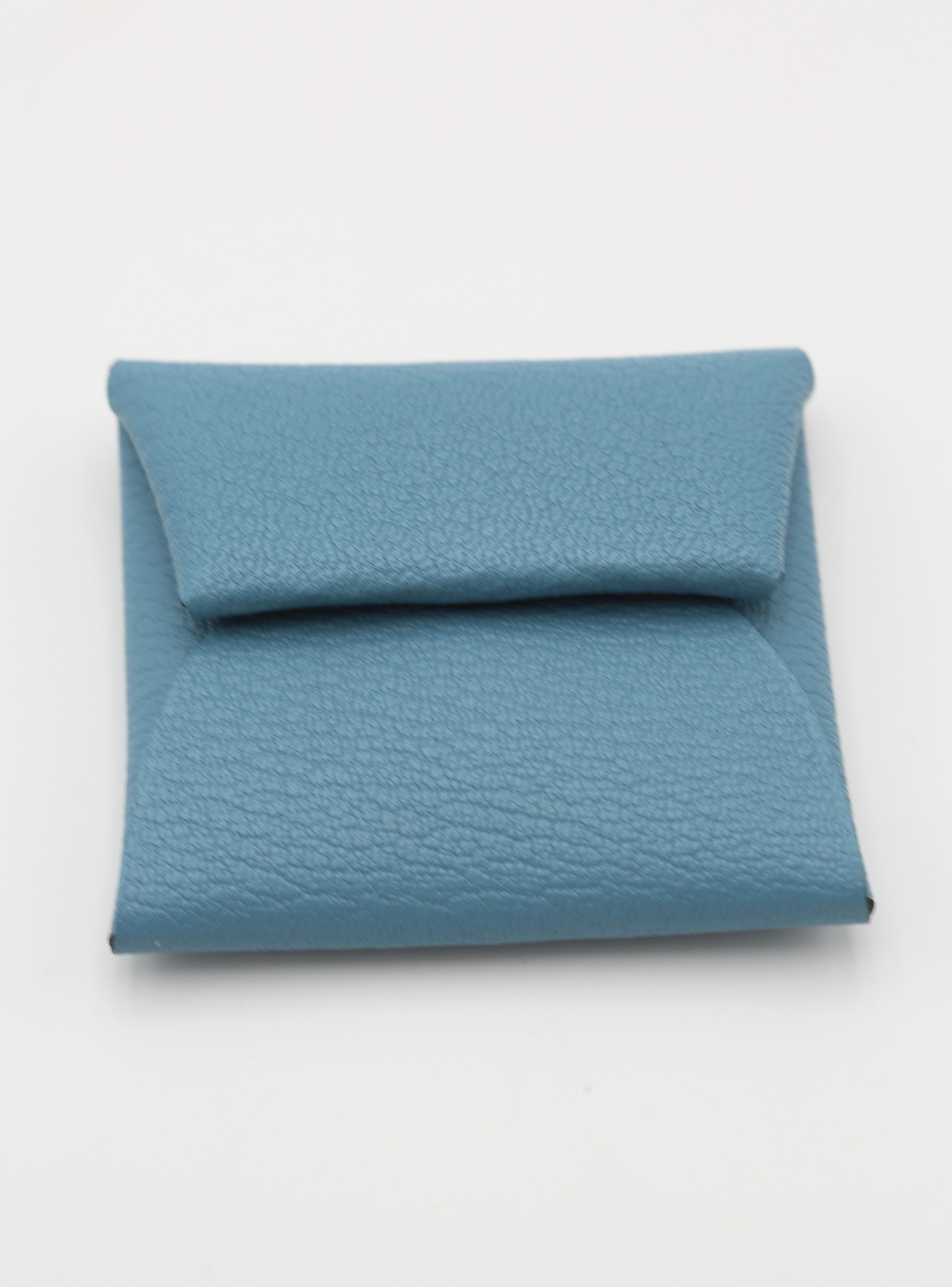 HERMÈS BASTIA COIN PURSE CELESTE