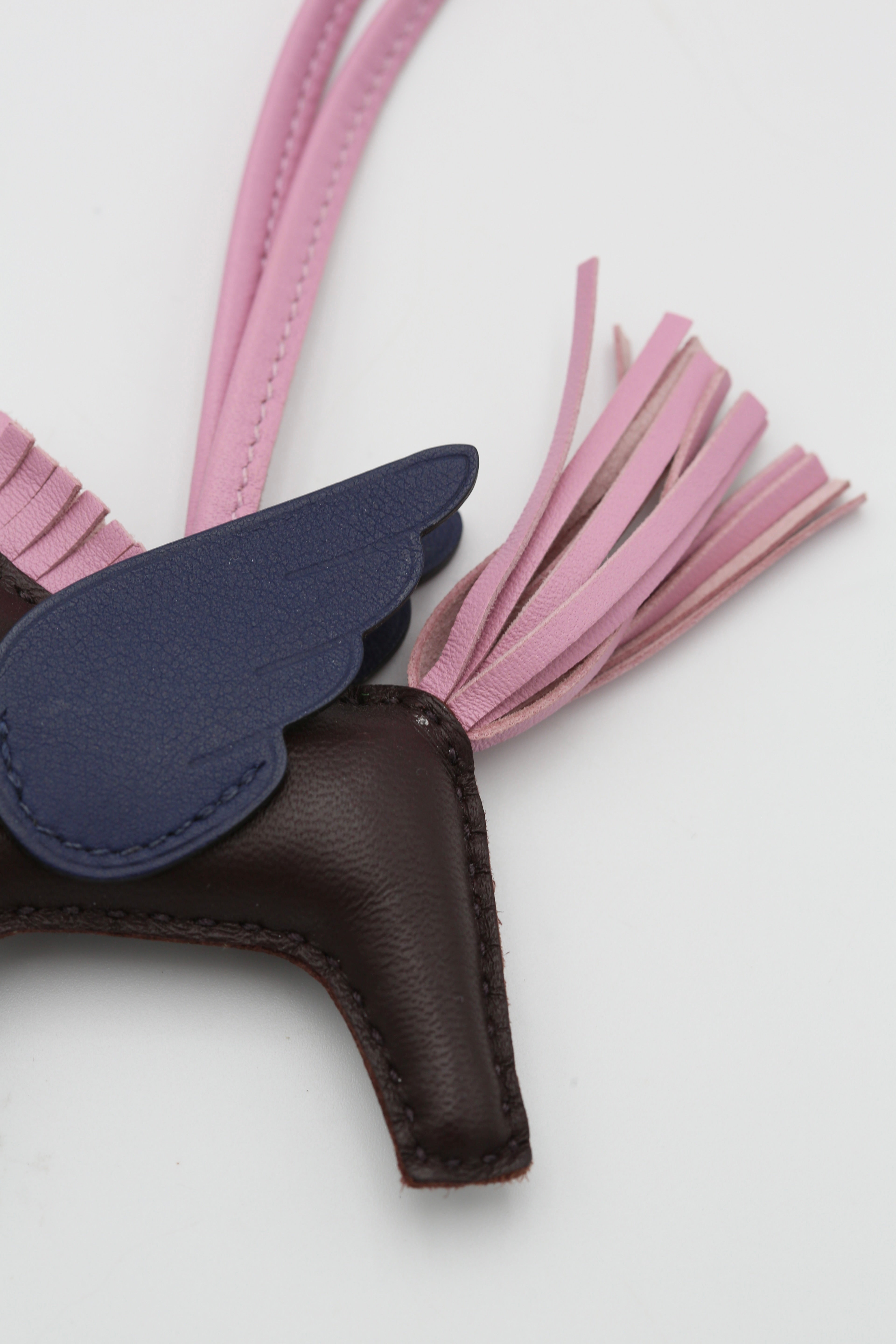 HERMÈS RODEO PEGASE PM CHARM ROUGE/X9 MAUVE SYLVESTRE/BLEU