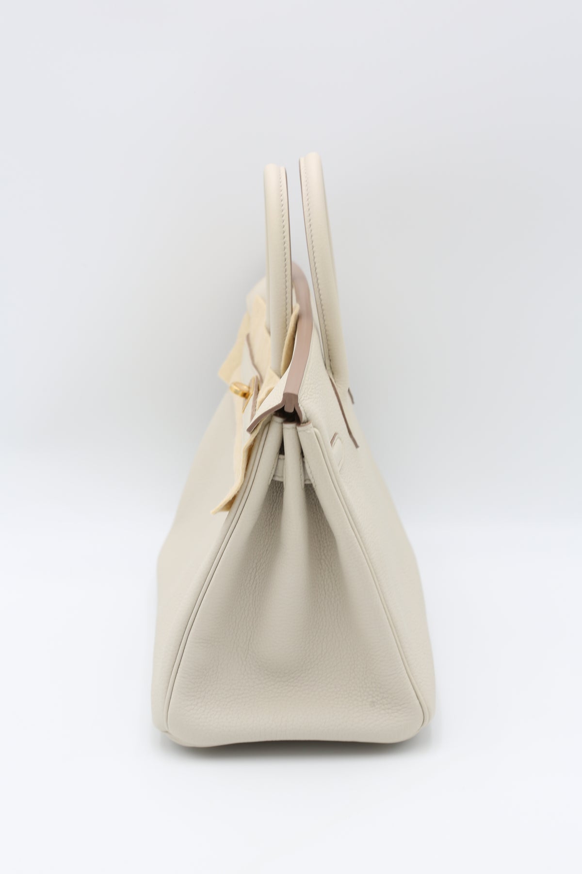 HERMÈS BIRKIN25 BETON TOGO CALFSKIN GOLD HARDWARE B STAMP