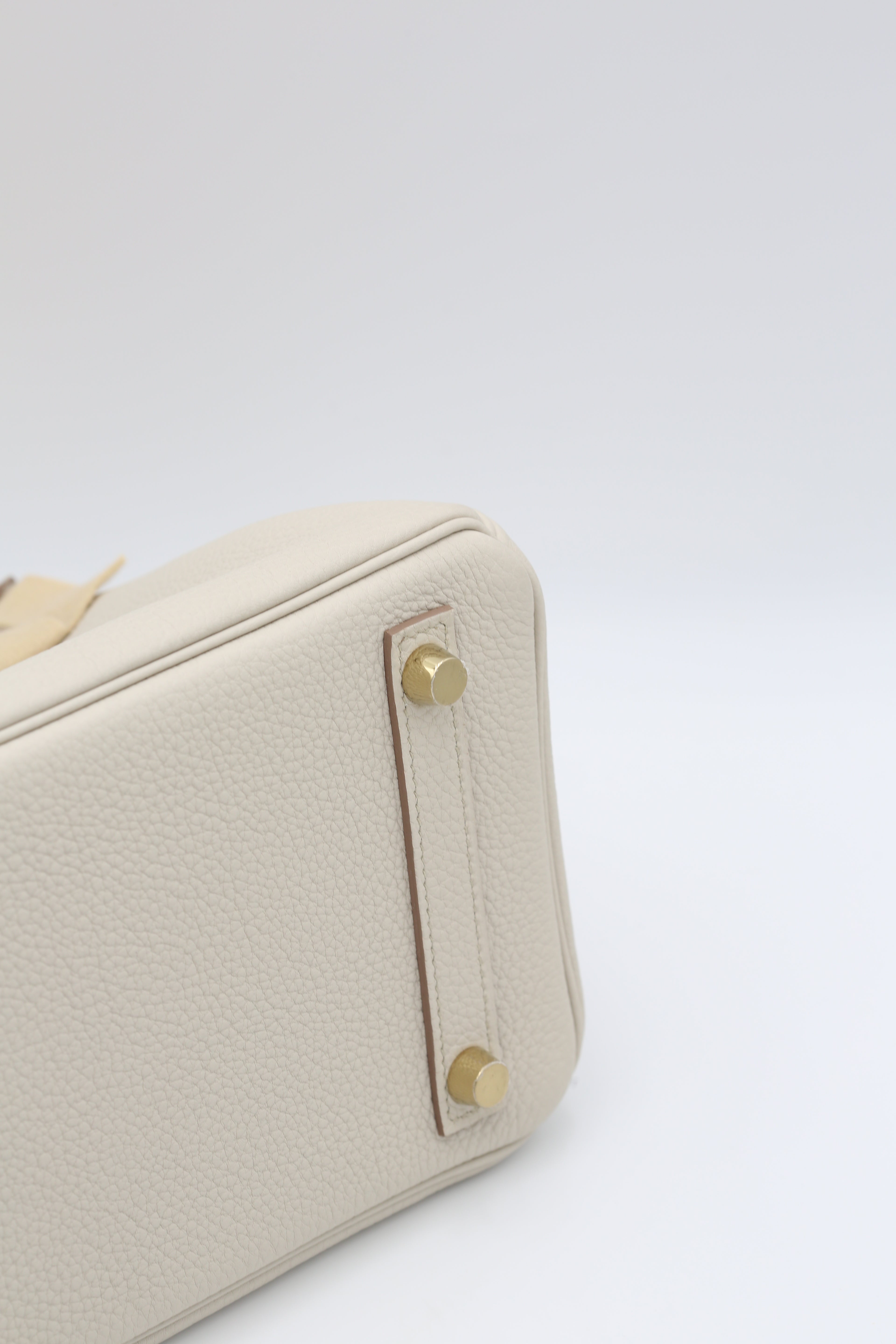 HERMÈS BIRKIN25 BETON TOGO CALFSKIN GOLD HARDWARE B STAMP