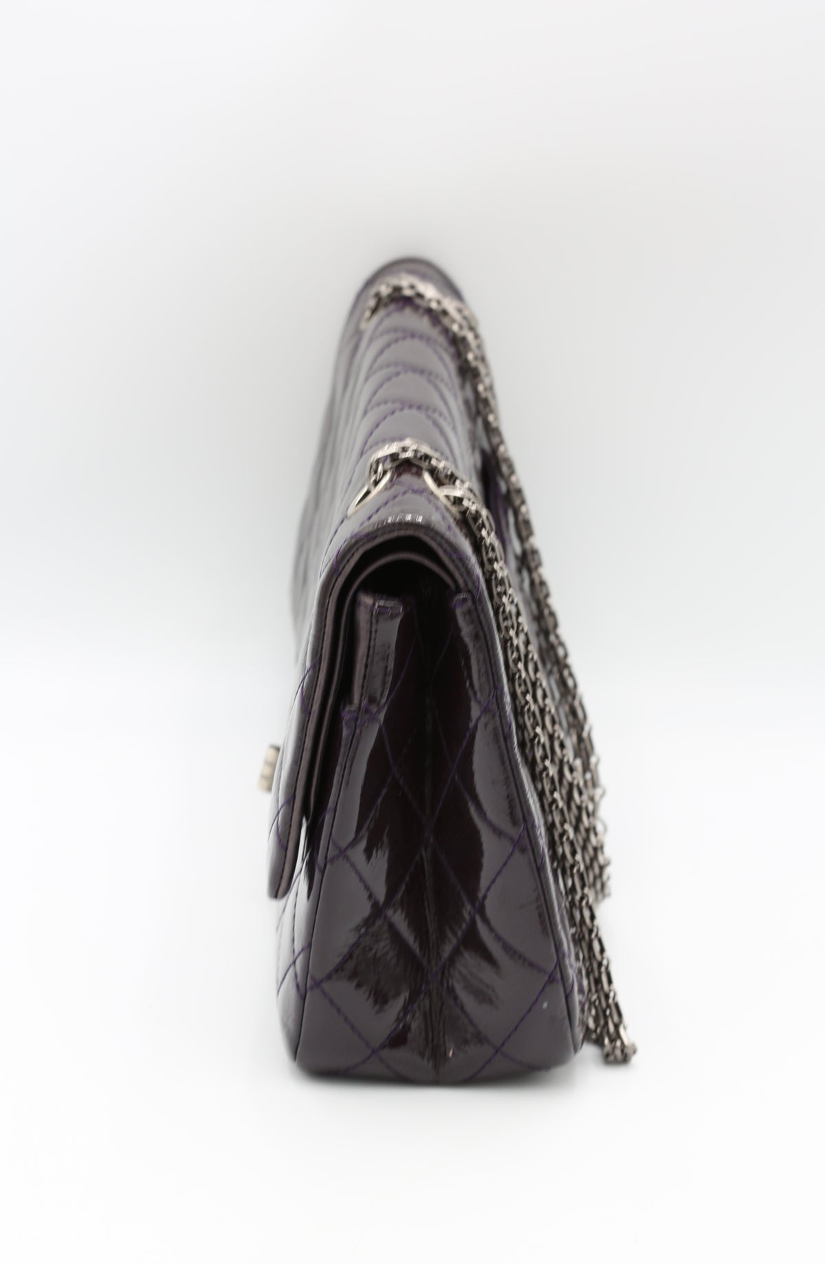 CHANEL 2.55 REISSUE FLAP BAG DARK PURPLE