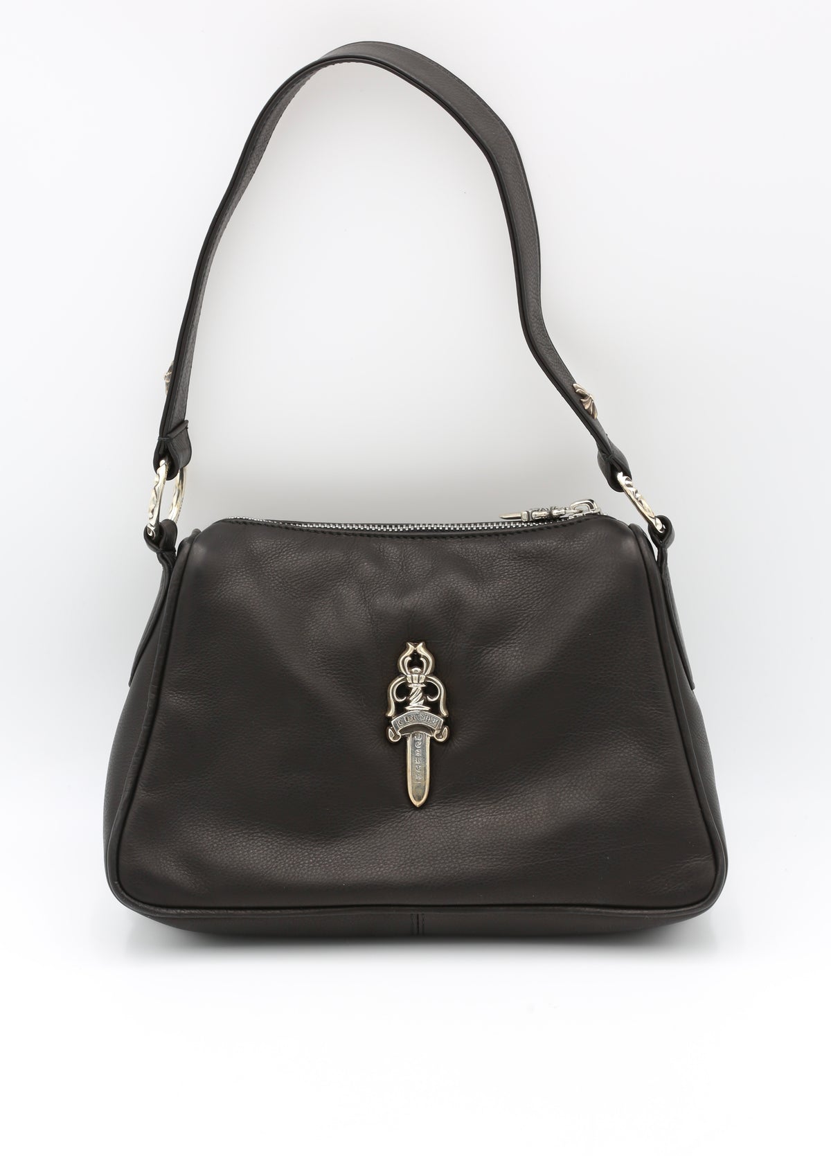 CHROME HEARTS BLACK SHOULDER BAG
