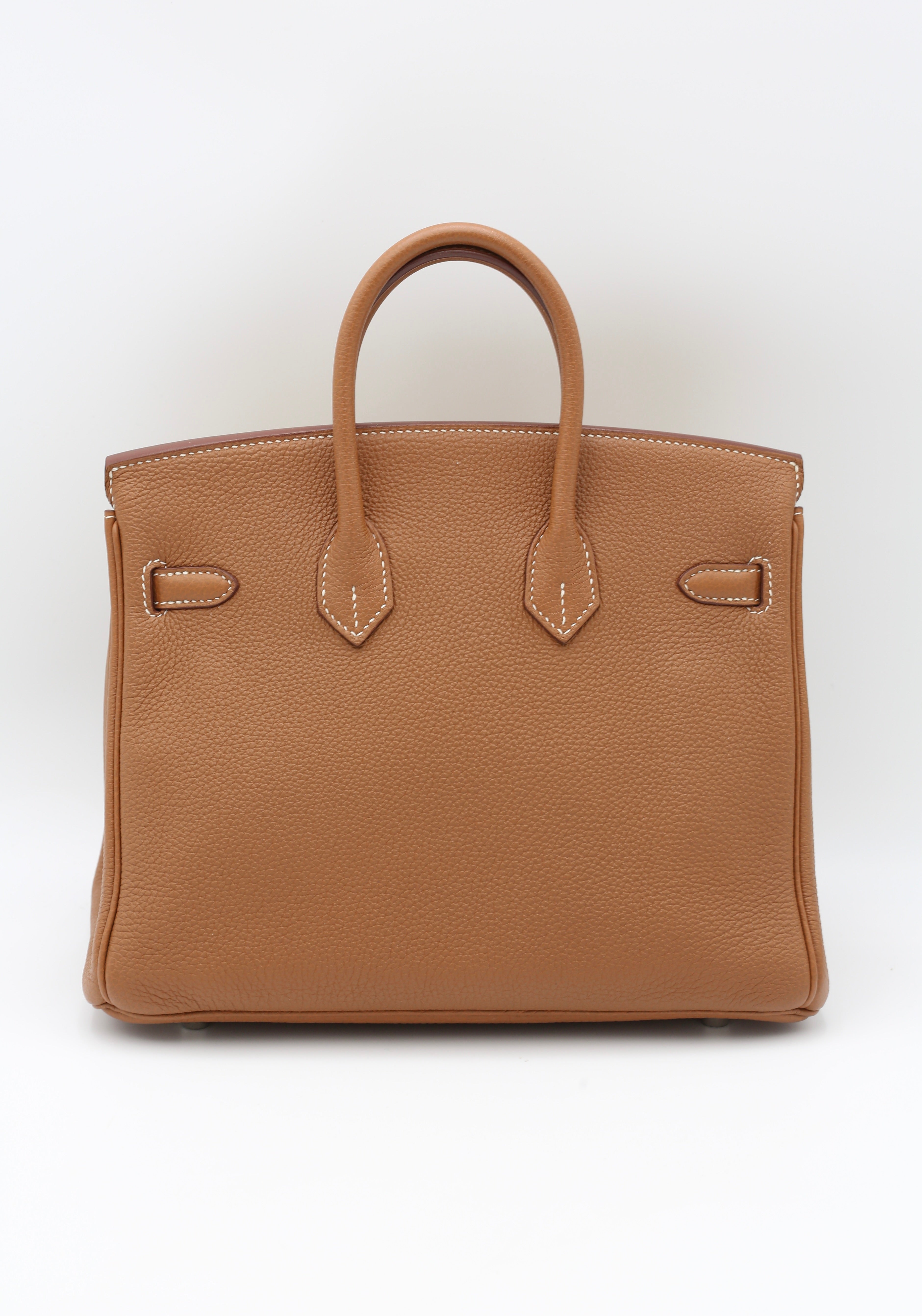 HERMÈS BIRKIN25 GOLD TOGO SILVER HARDWARE Z STAMP