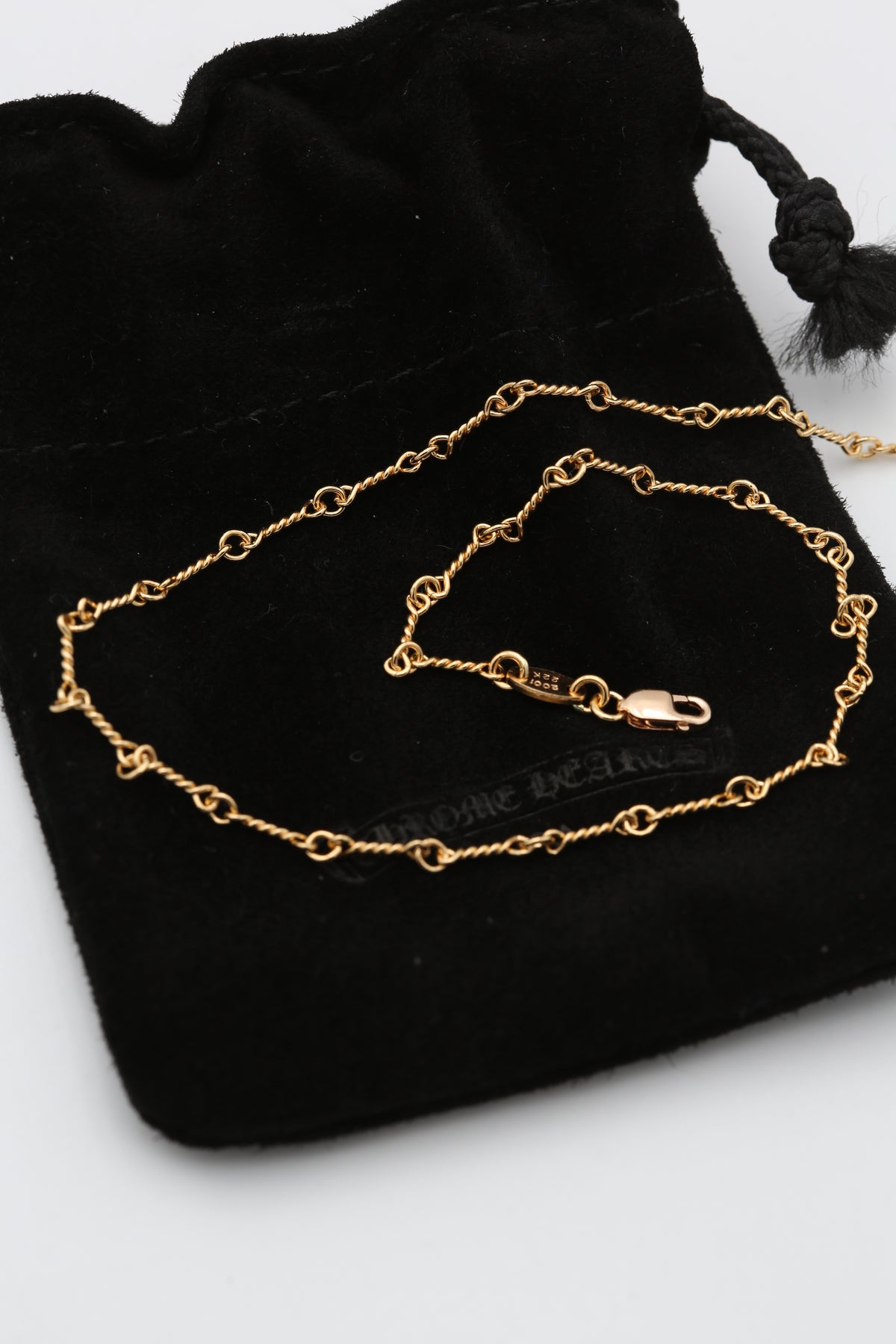 CHROME HEARTS BAMBOO CHAIN 18K YELLOW GOLD