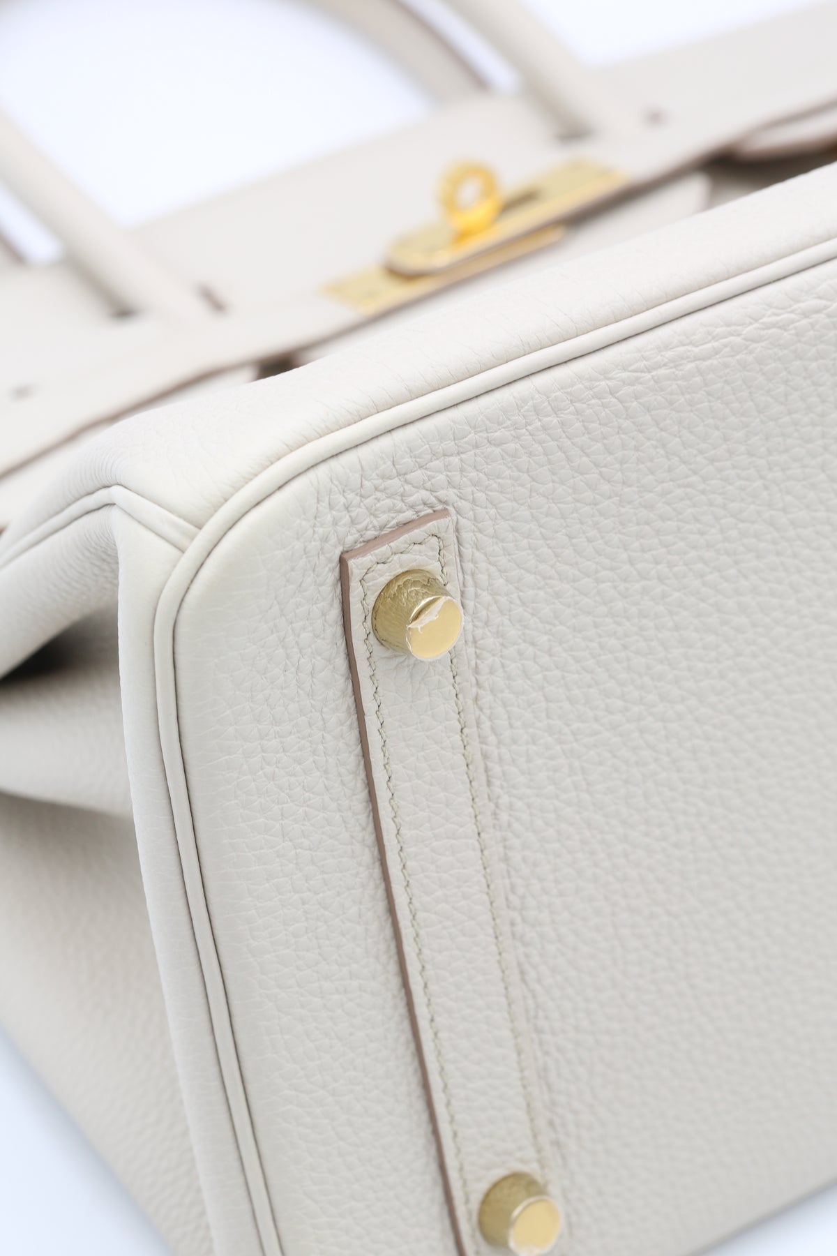 HERMÈS BIRKIN30 BETON 8L TOGO GOLD HARDWARE C STAMP