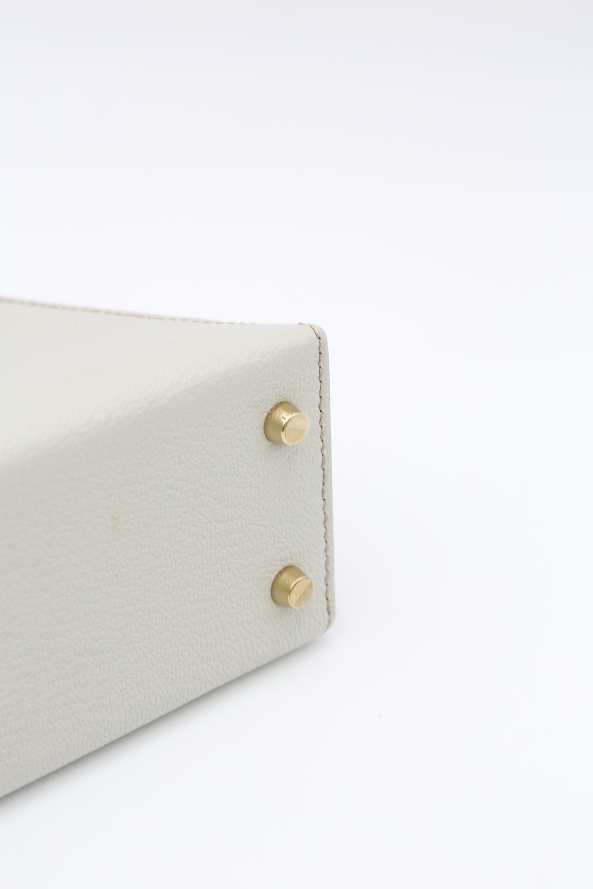 HERMÈS MINI KELLY II GRIS PERLE & GRIS TOURTERELLE EPSOM GOLD HARDWARE B STAMP