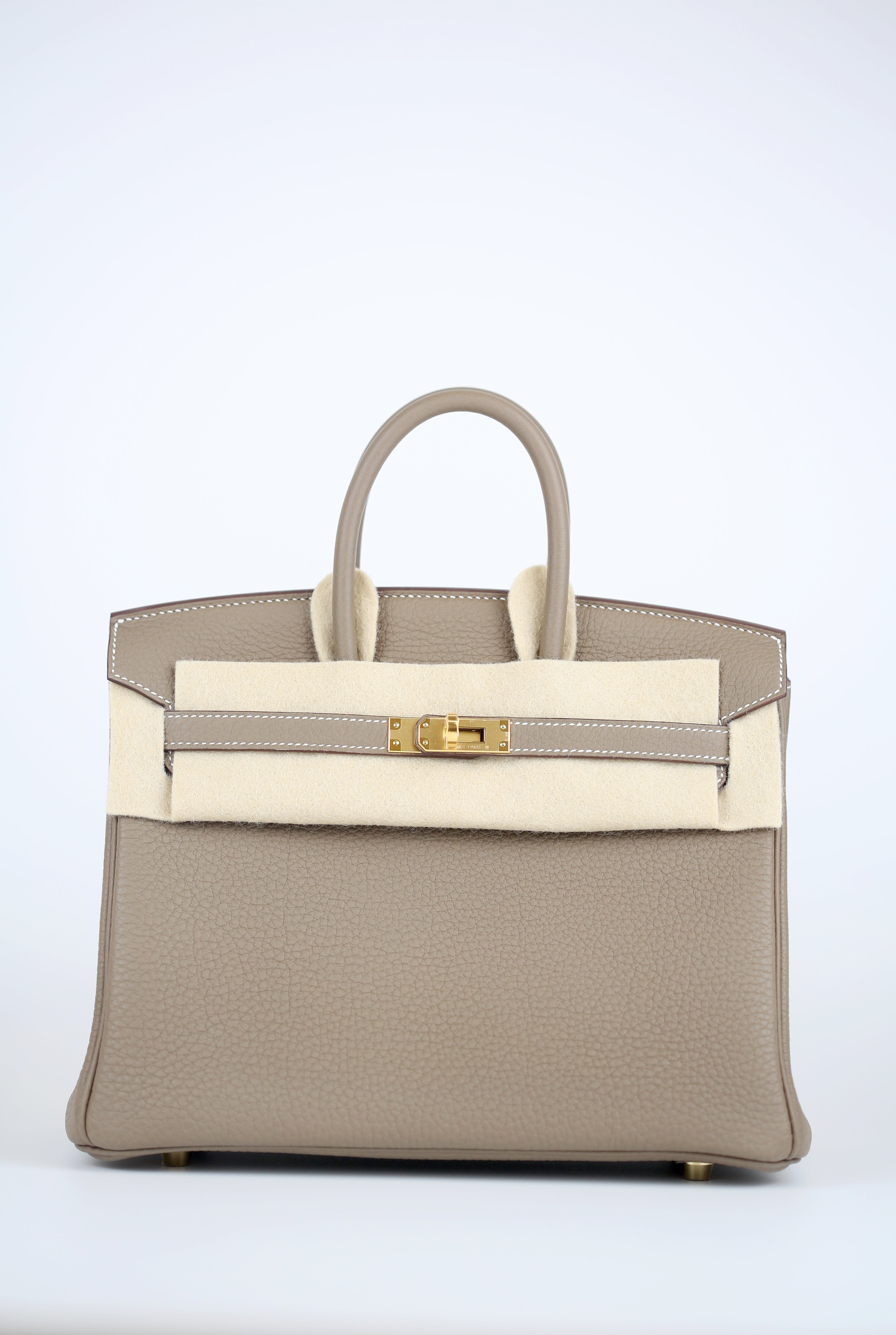 HERMÈS Togo Birkin 25 Etoupe