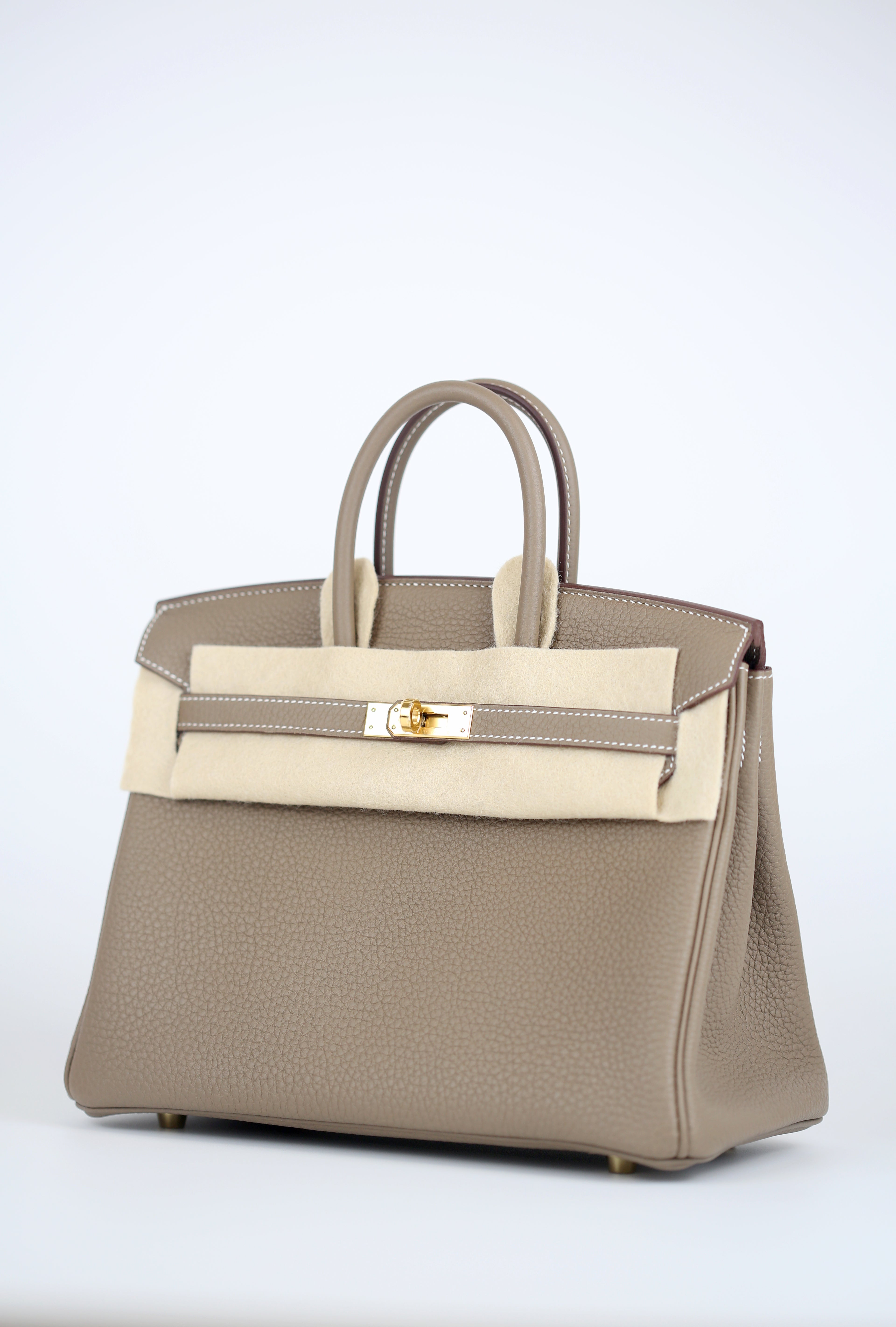 HERMÈS Togo Birkin 25 Etoupe