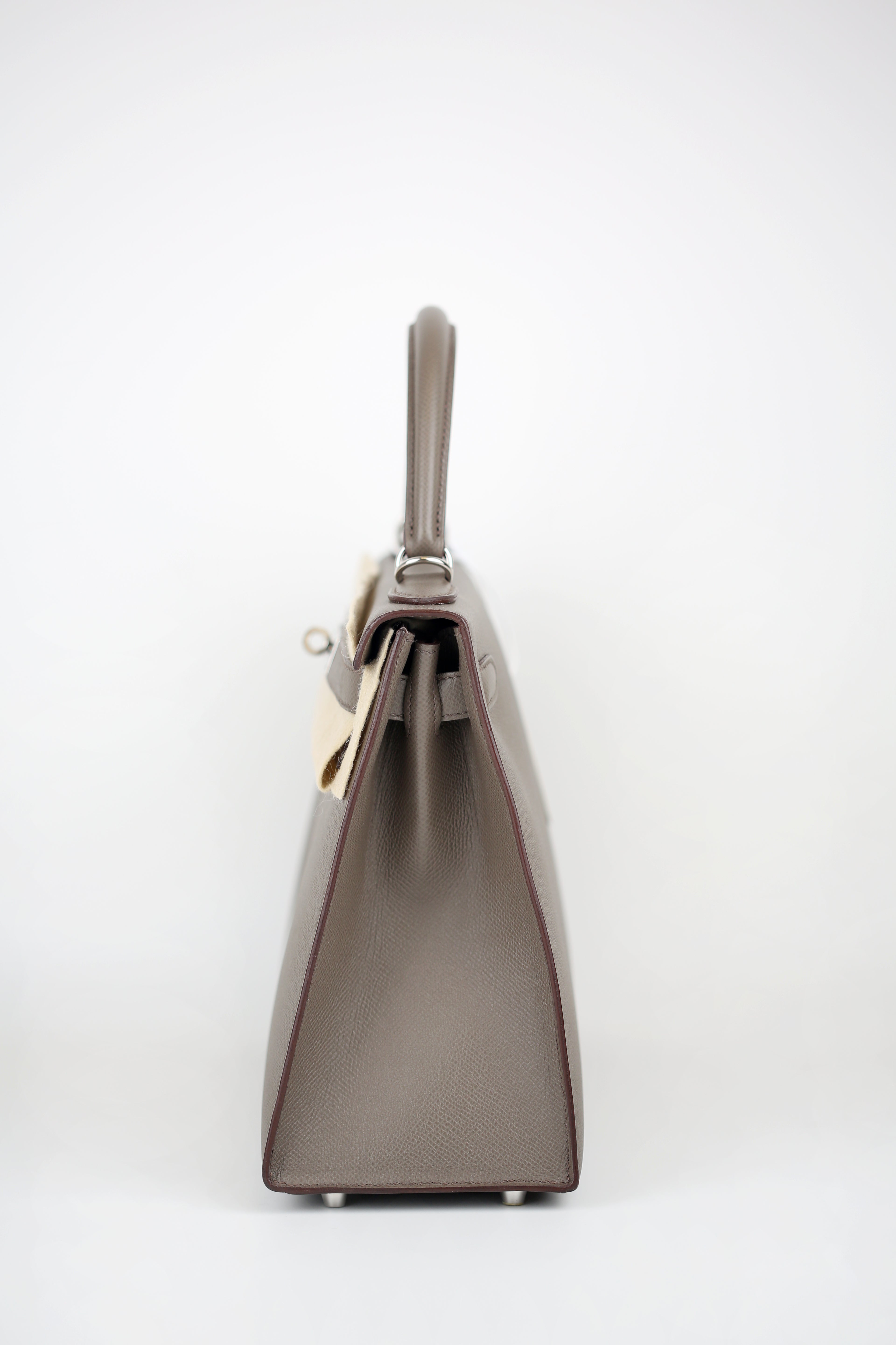 HERMES Epsom Kelly Sellier 28 Etain