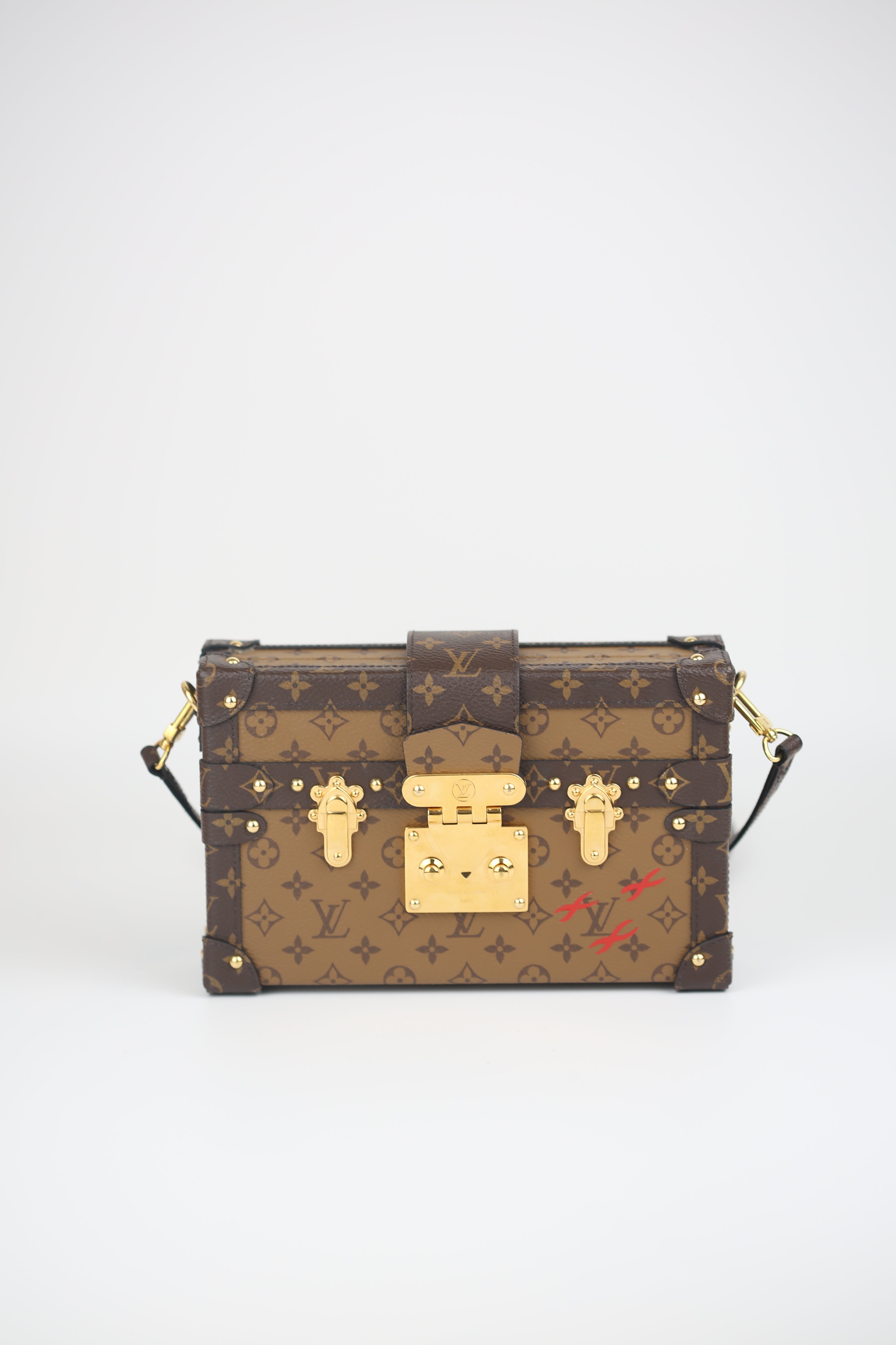 LOUIS VUITTON  Monogram Petite Malle Black