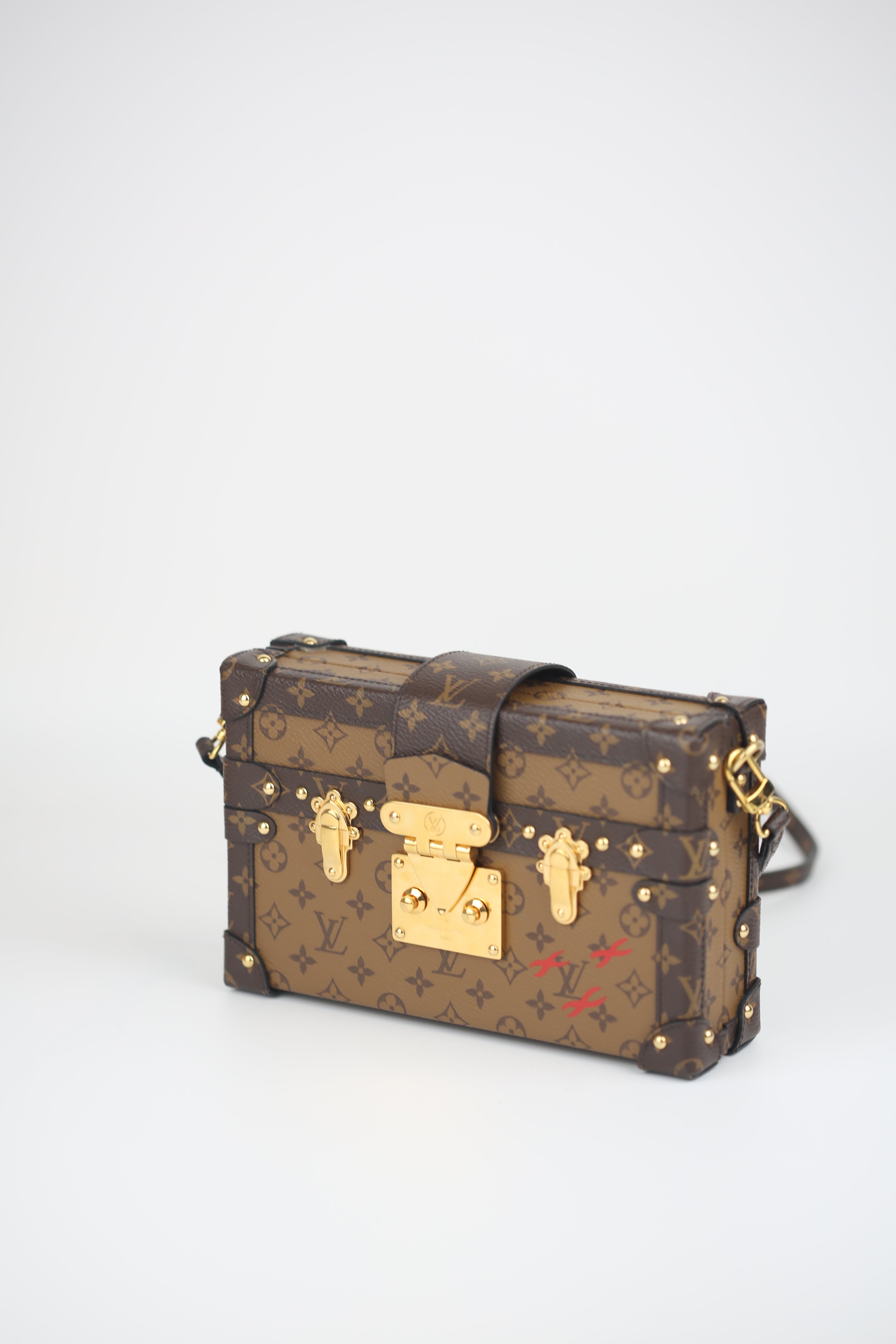 LOUIS VUITTON  Monogram Petite Malle Black