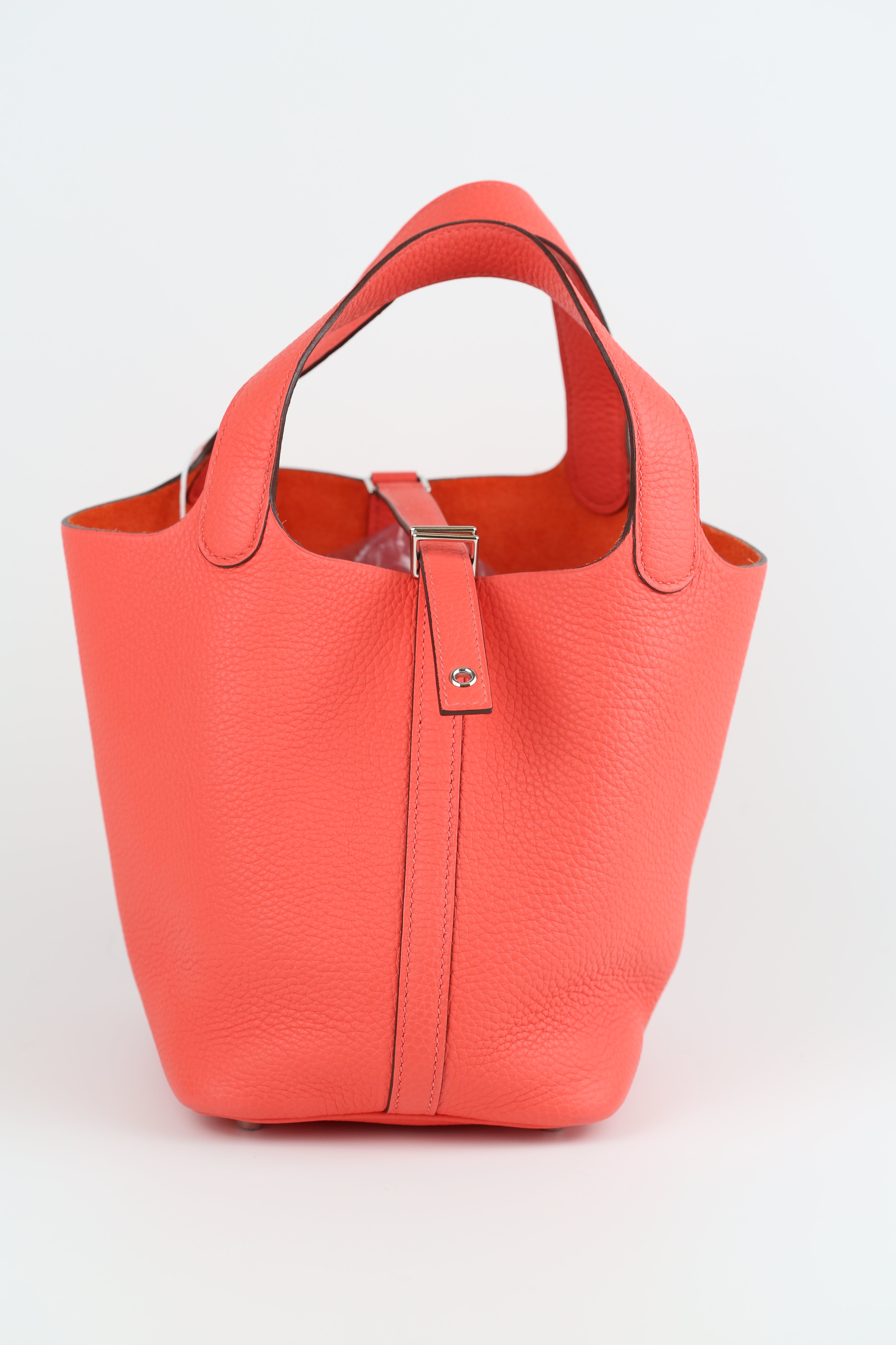 HERMÈS Clemence Picotin 18 Rose Texas