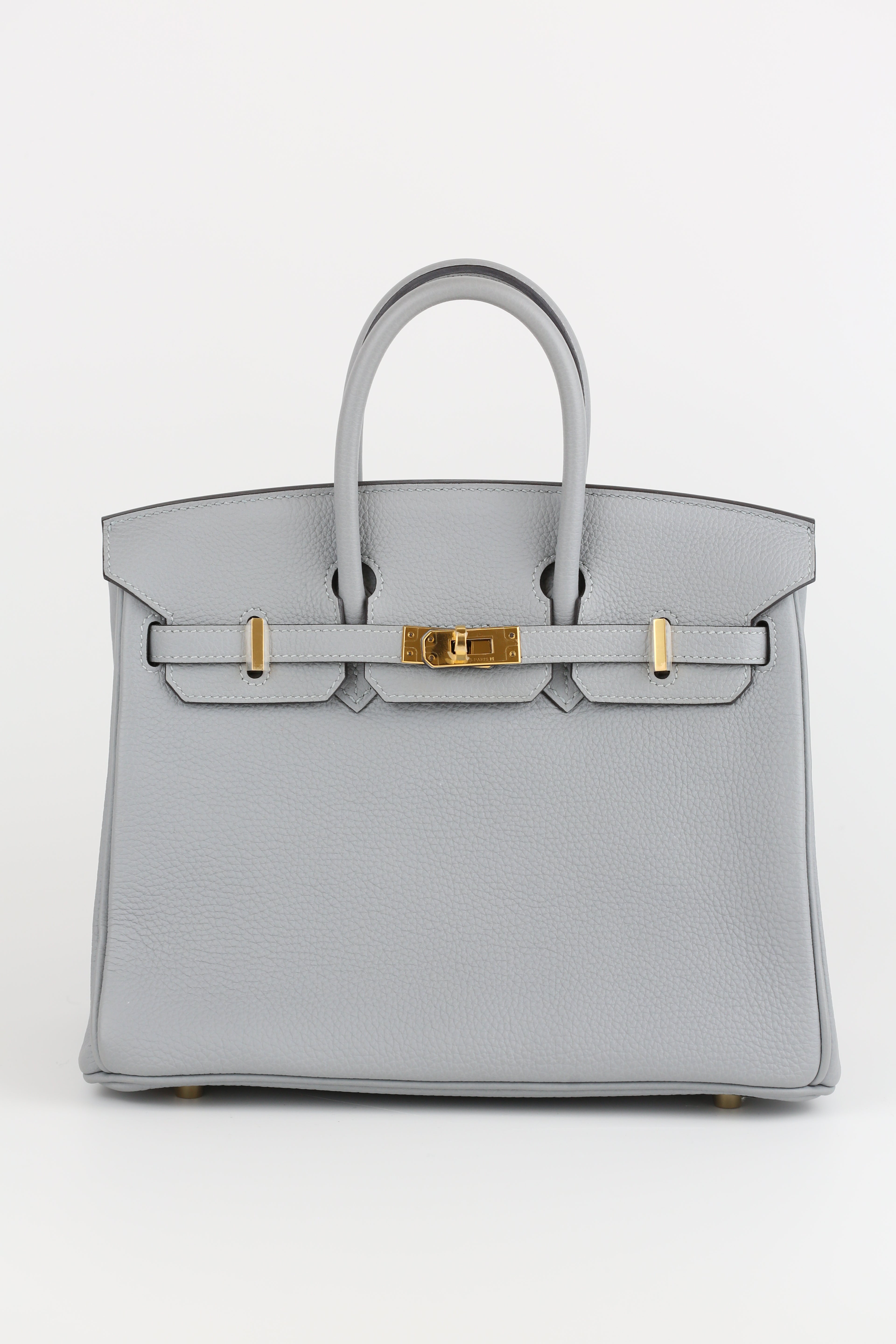 HERMÈS Togo Birkin 25 Blue Line