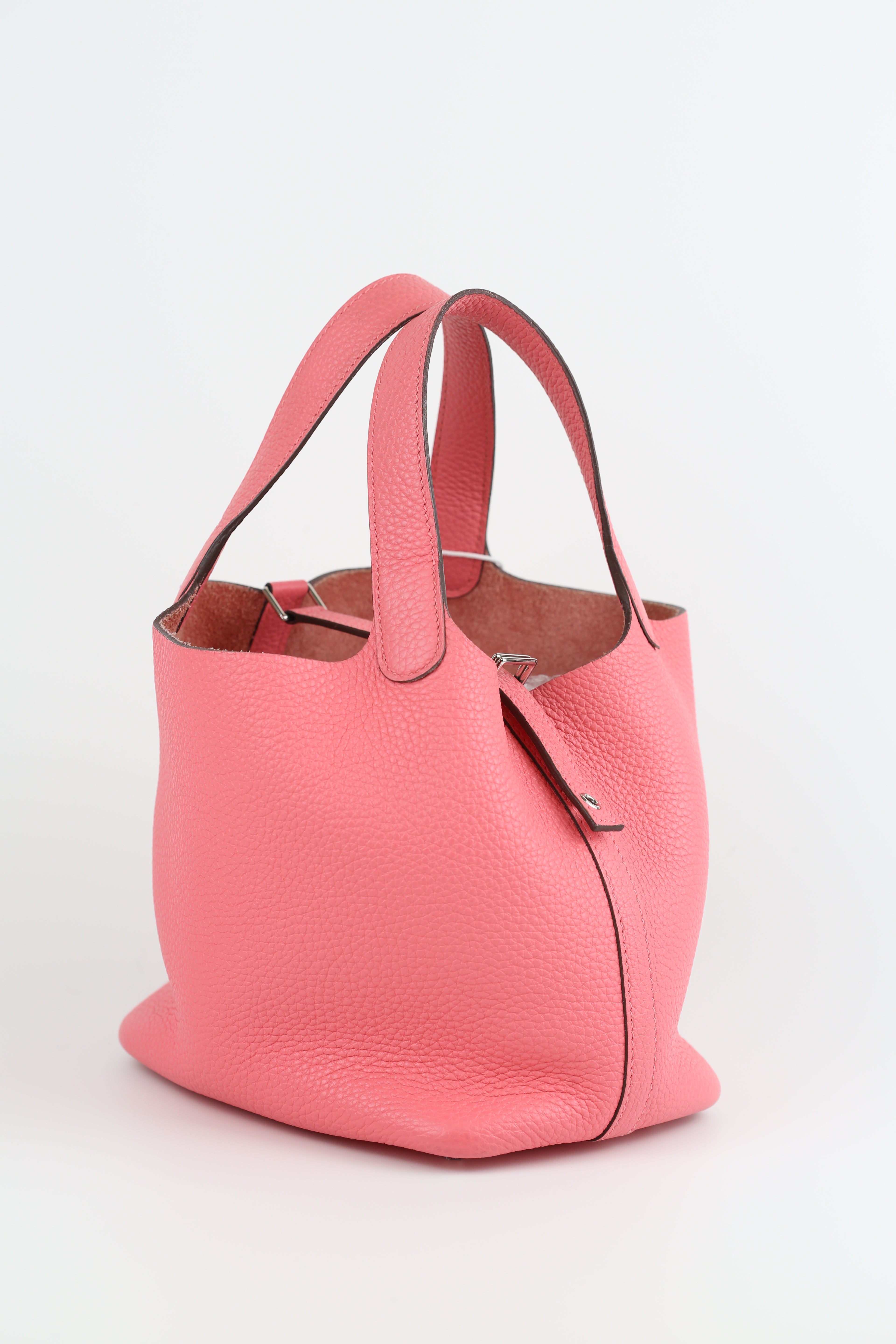 HERMÈS Clemence Picotin 18 Rose  Azalea