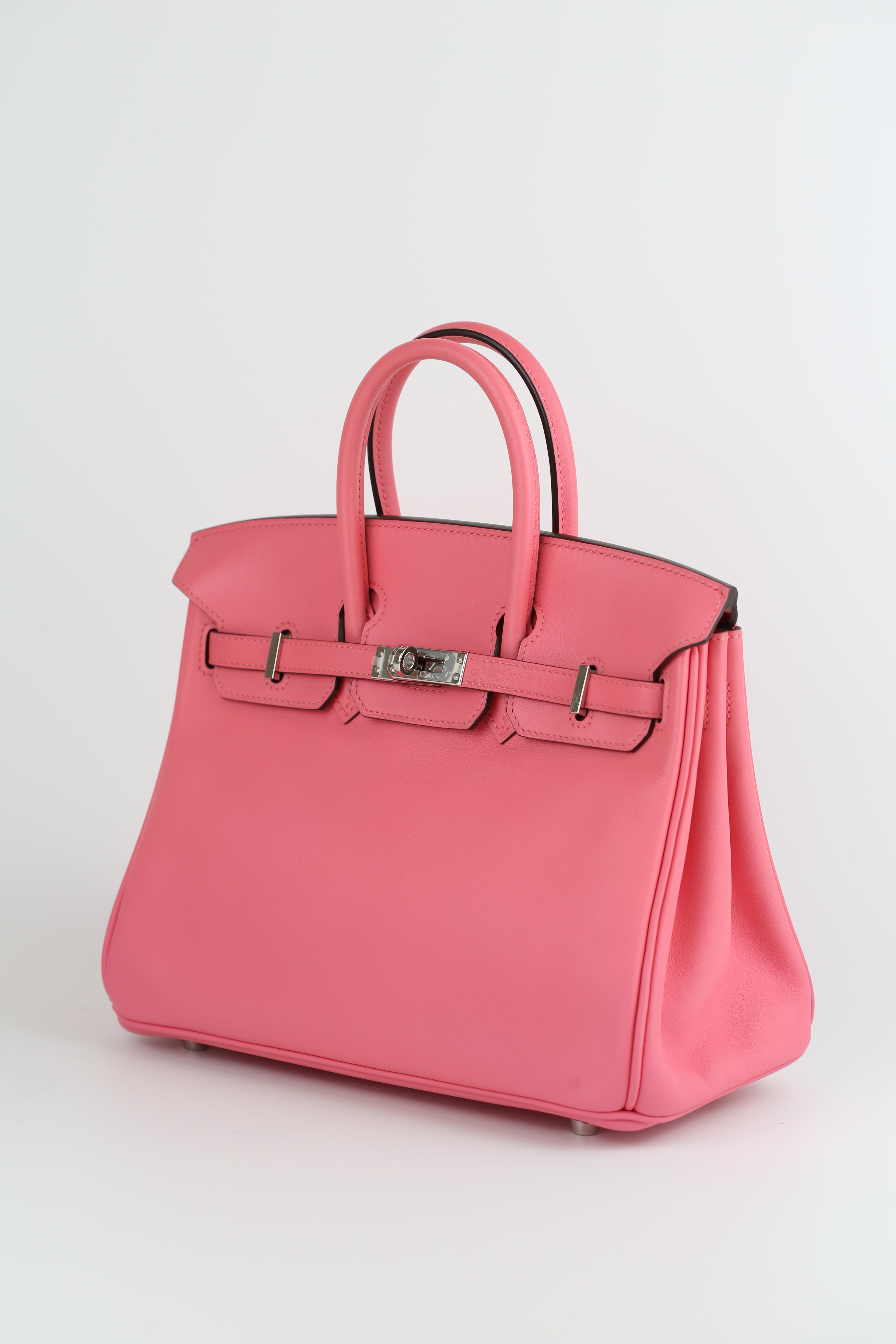 HERMÈS Swift Birkin 25 Rose Azalee