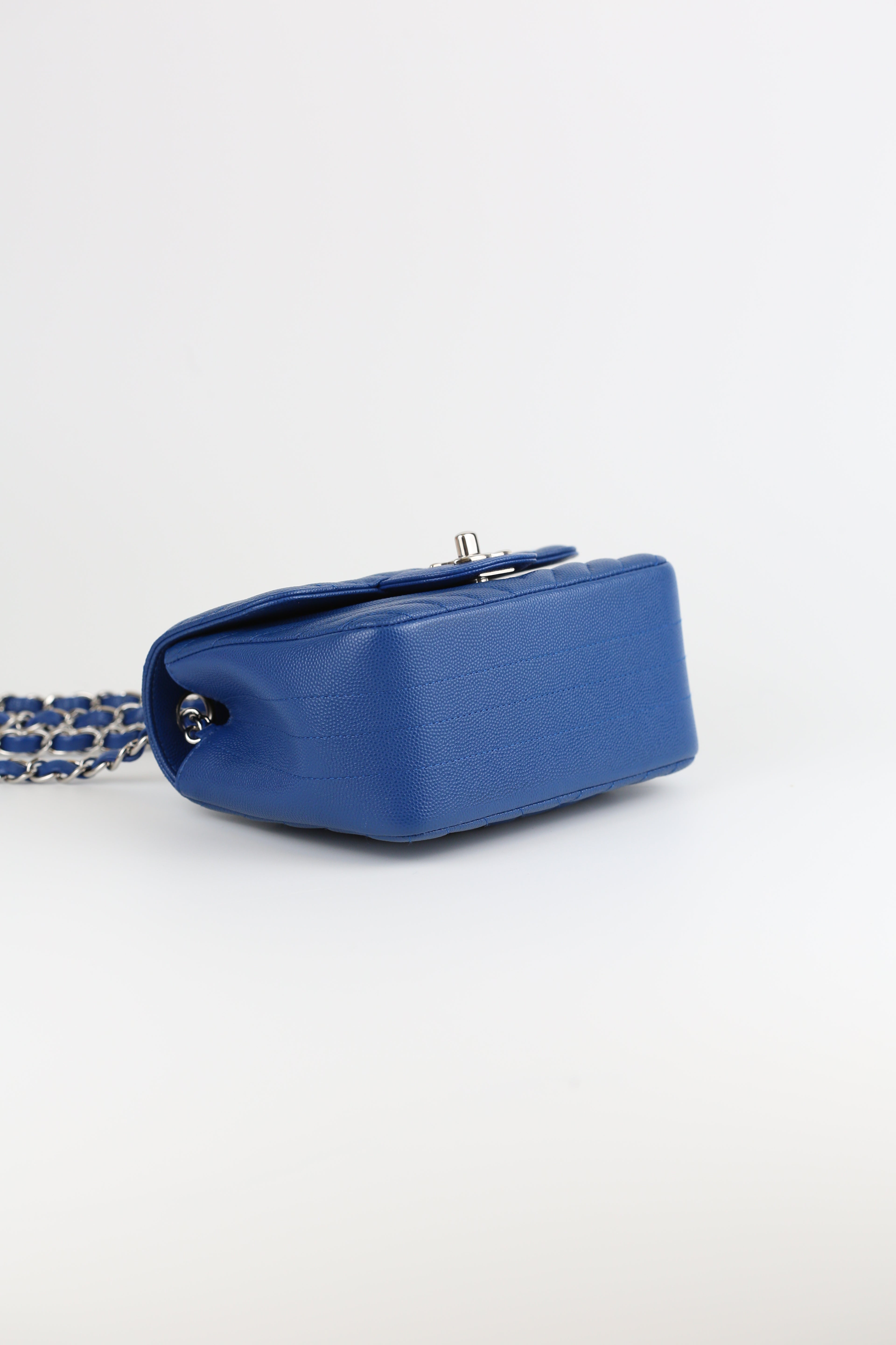 Chanel mini CF Navy Blue