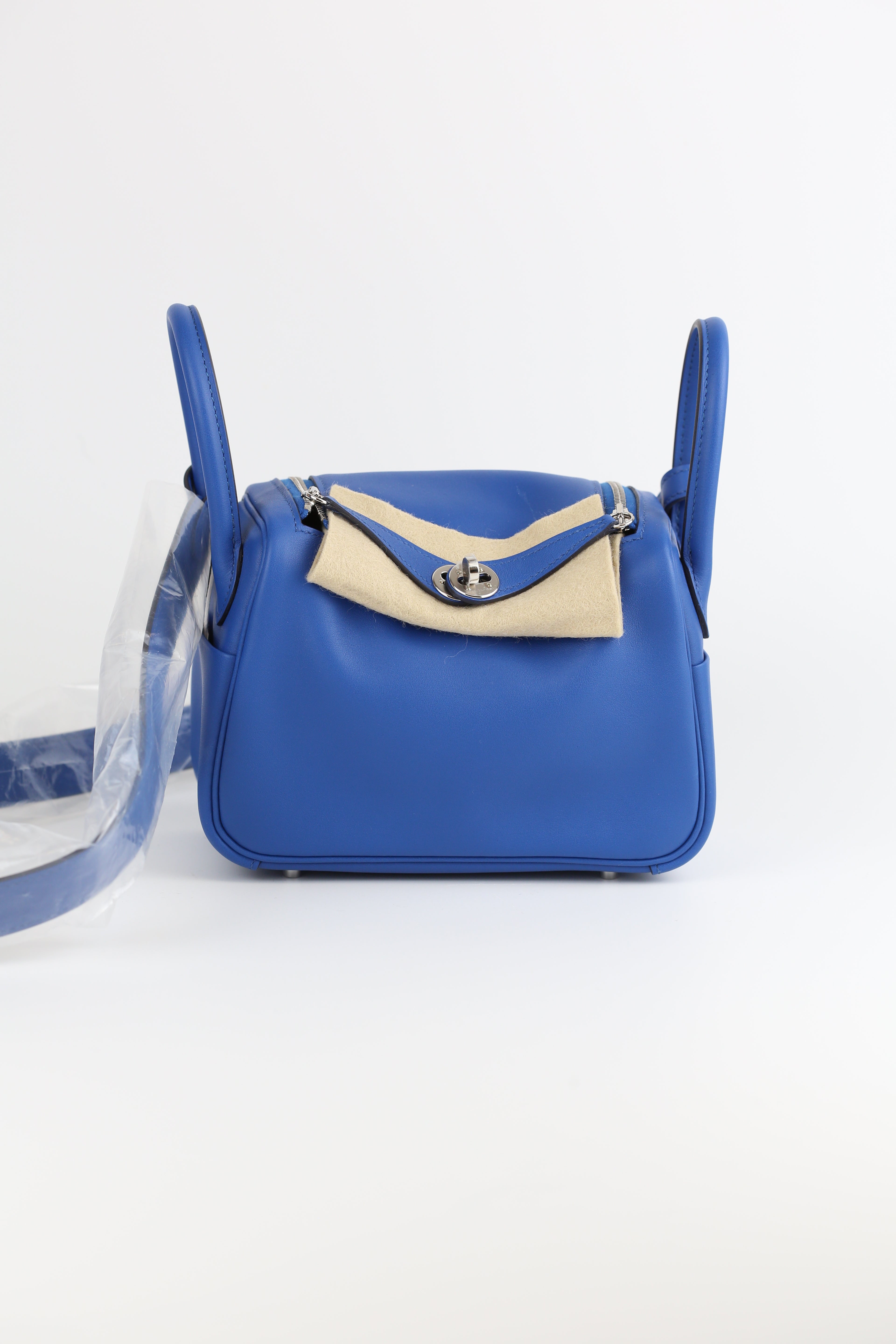 HERMÈS Swift Mini Lindy Bleu