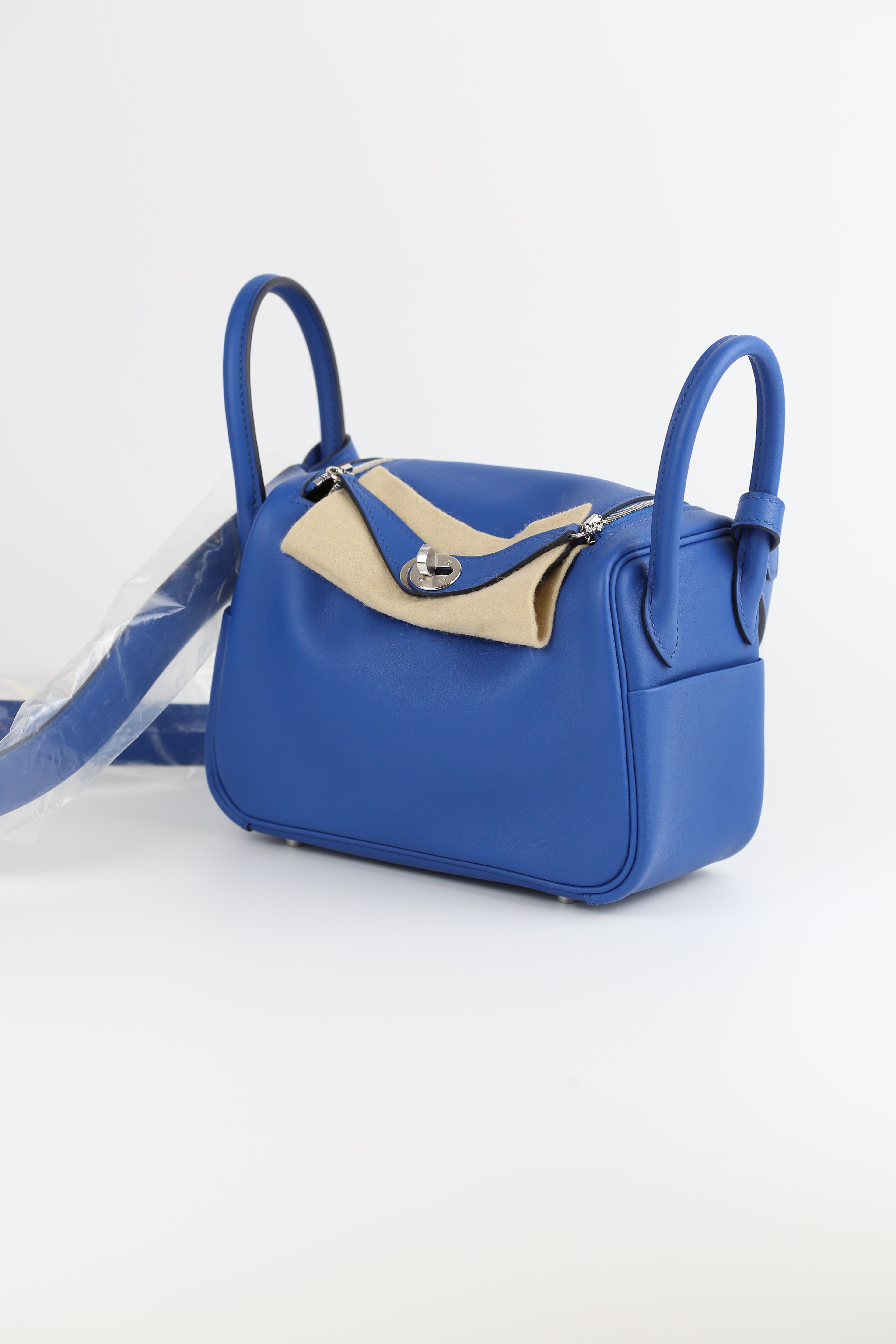 HERMÈS Swift Mini Lindy Bleu