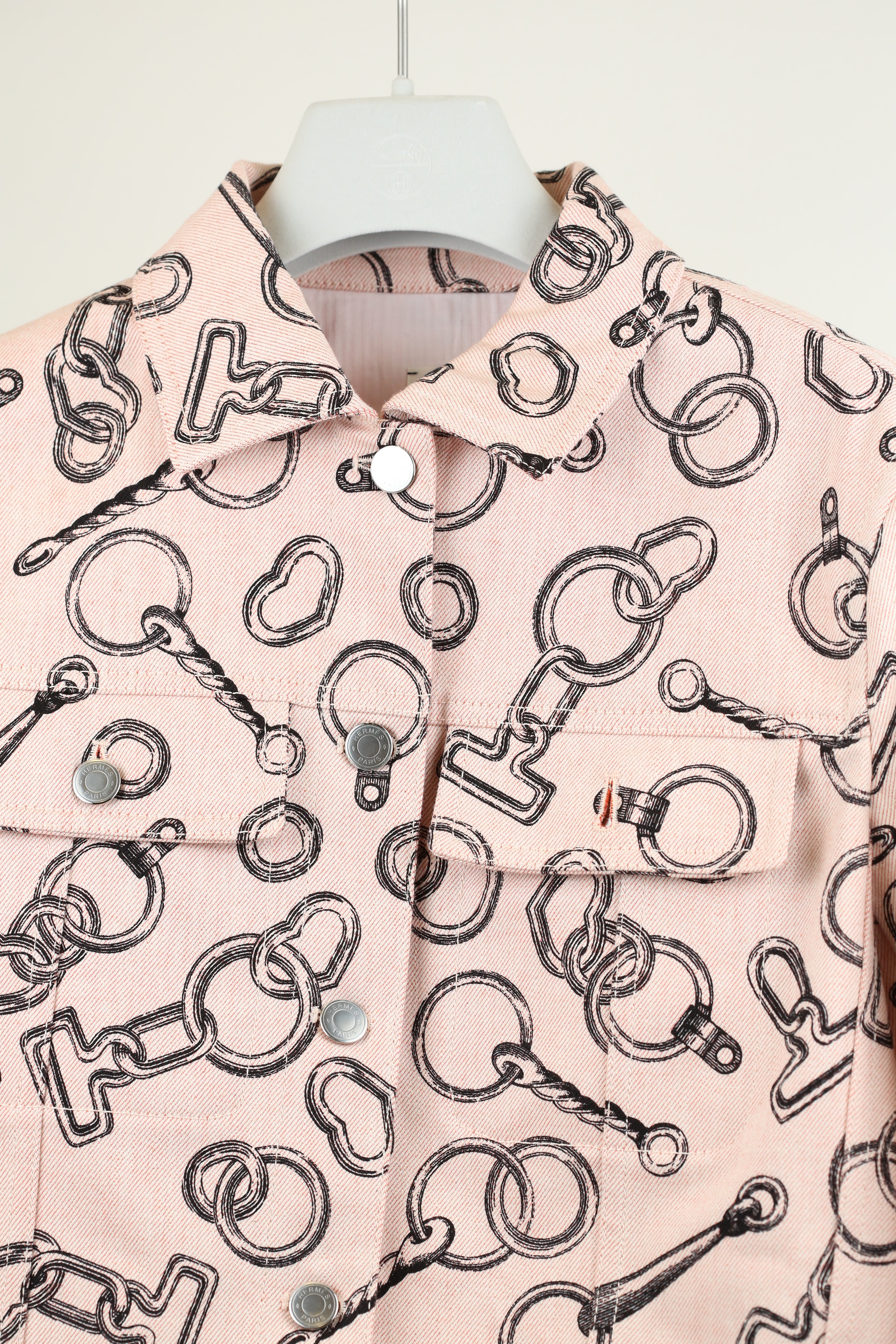 Effet Kaleidoscope Finesse Denim Jacket Rose Quartz