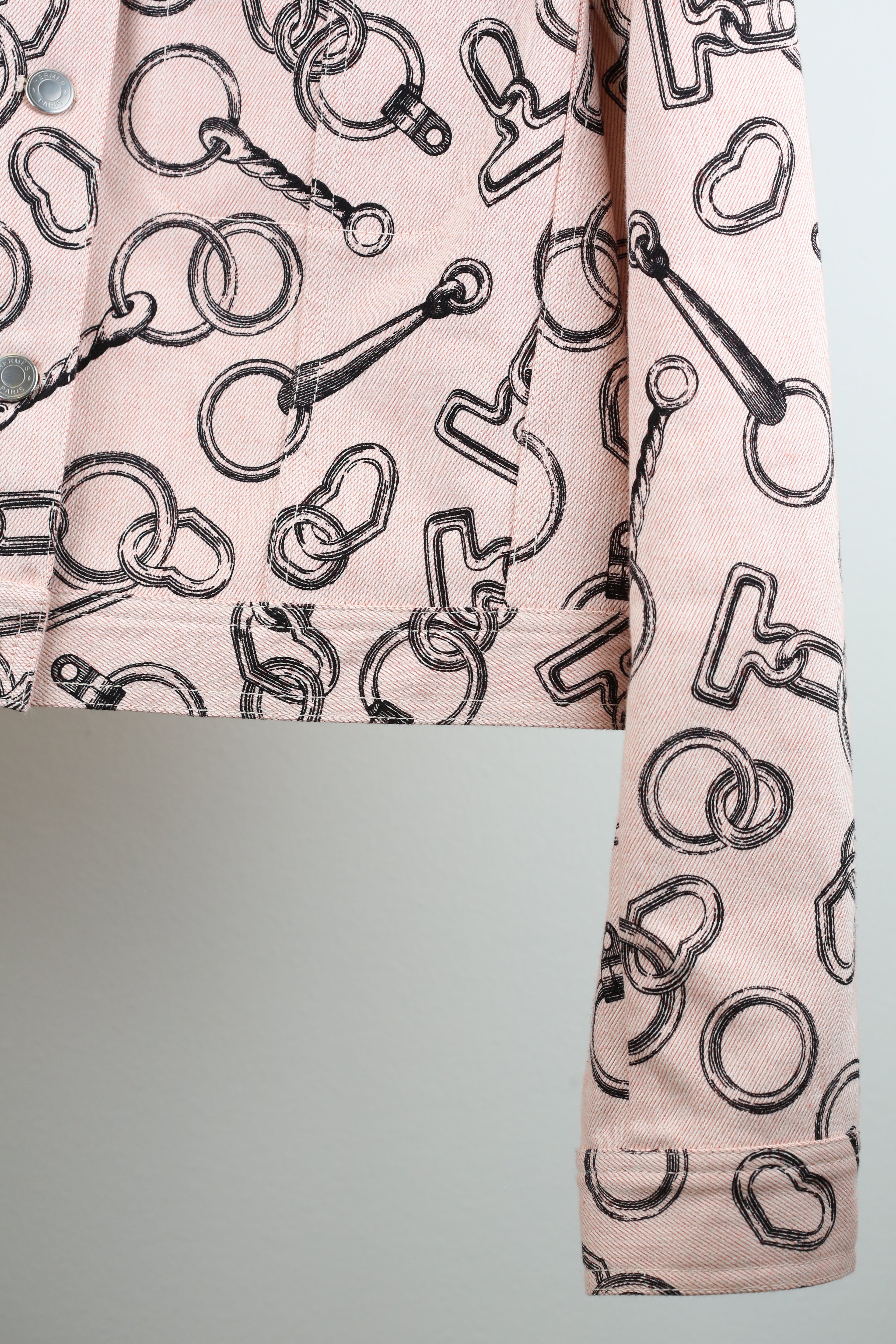 Effet Kaleidoscope Finesse Denim Jacket Rose Quartz