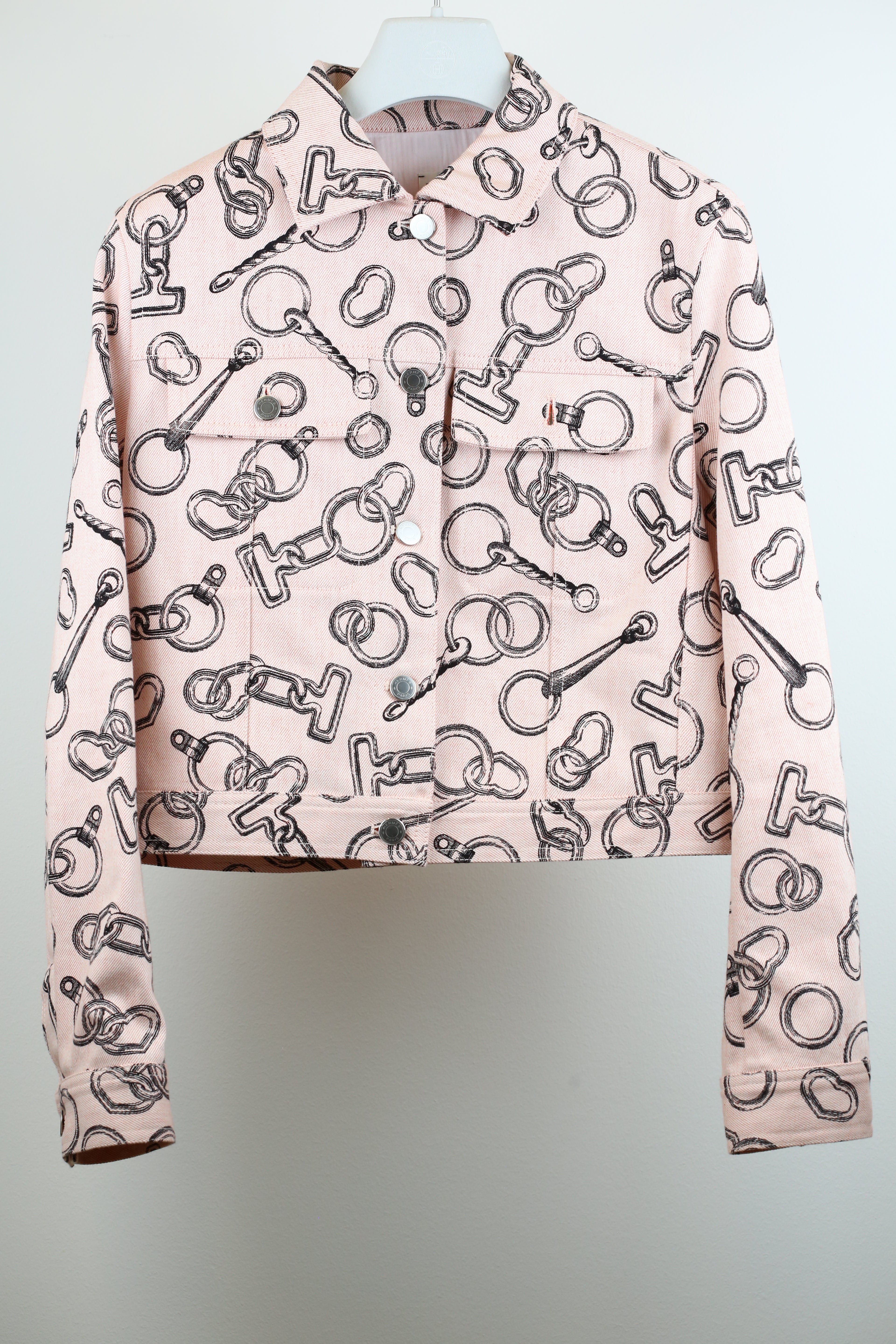 Effet Kaleidoscope Finesse Denim Jacket Rose Quartz