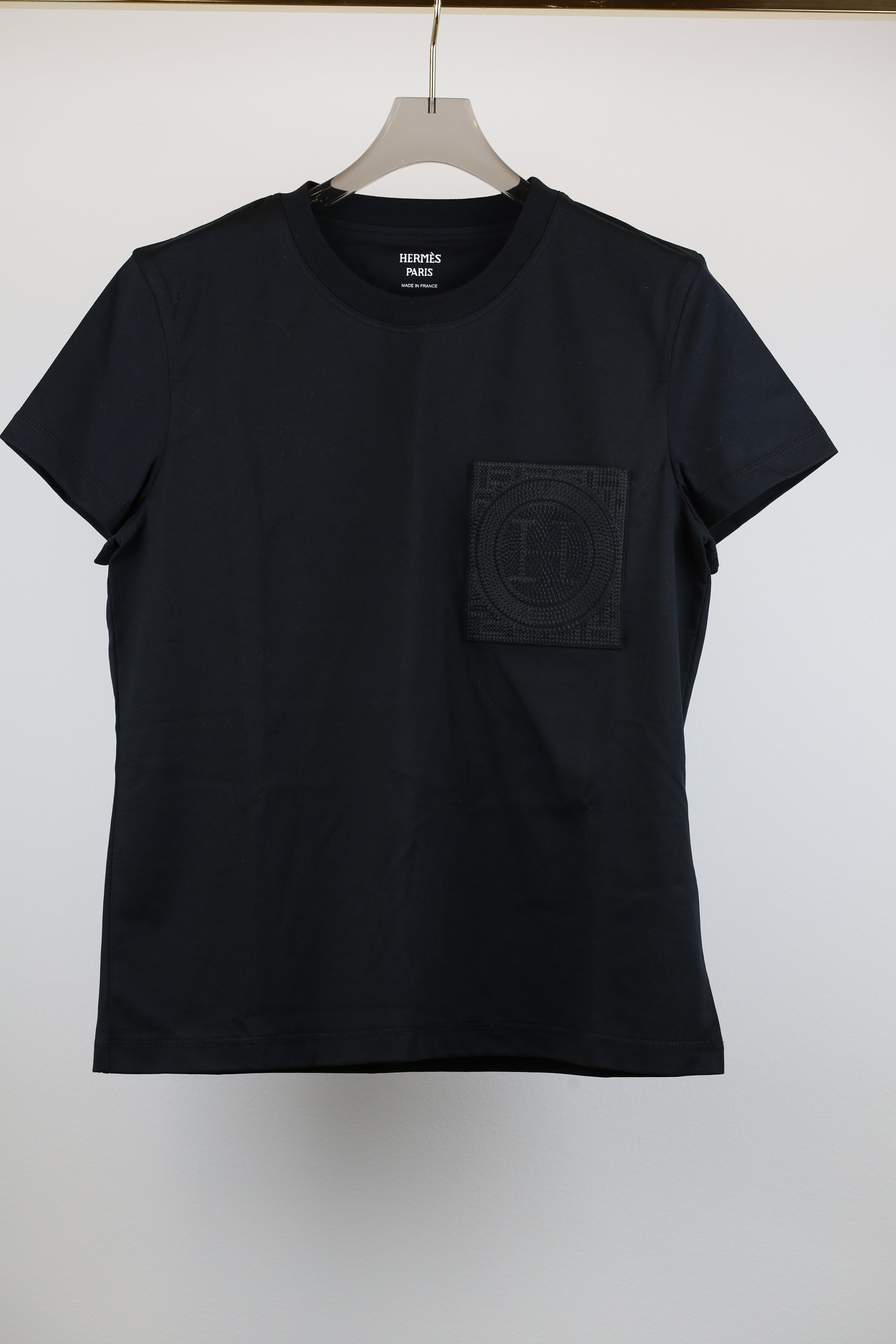 Hermes Women T-shirt Noir size 36
