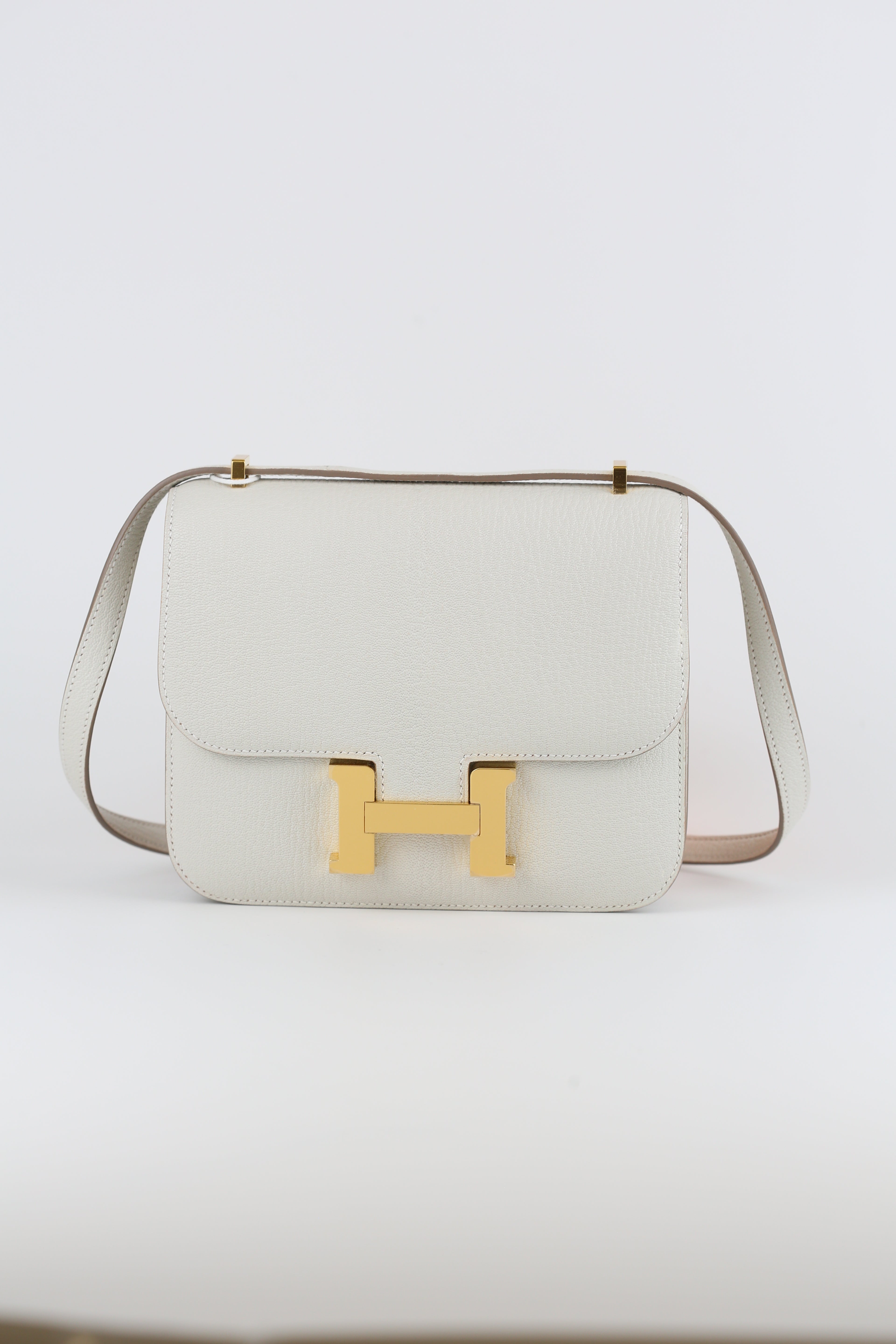 Hermes Chevre Mini Constance Mushroom
