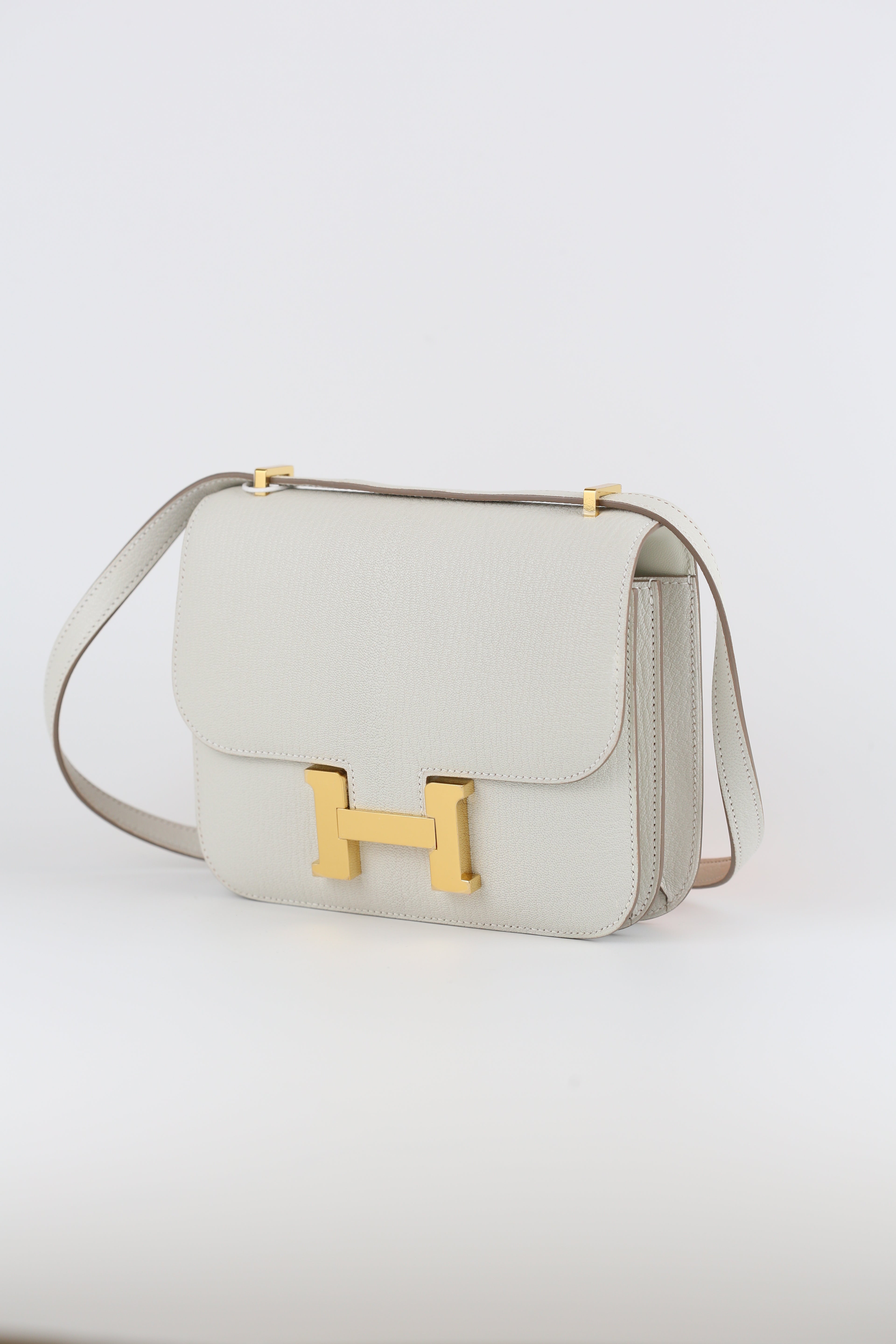 Hermes Chevre Mini Constance Mushroom