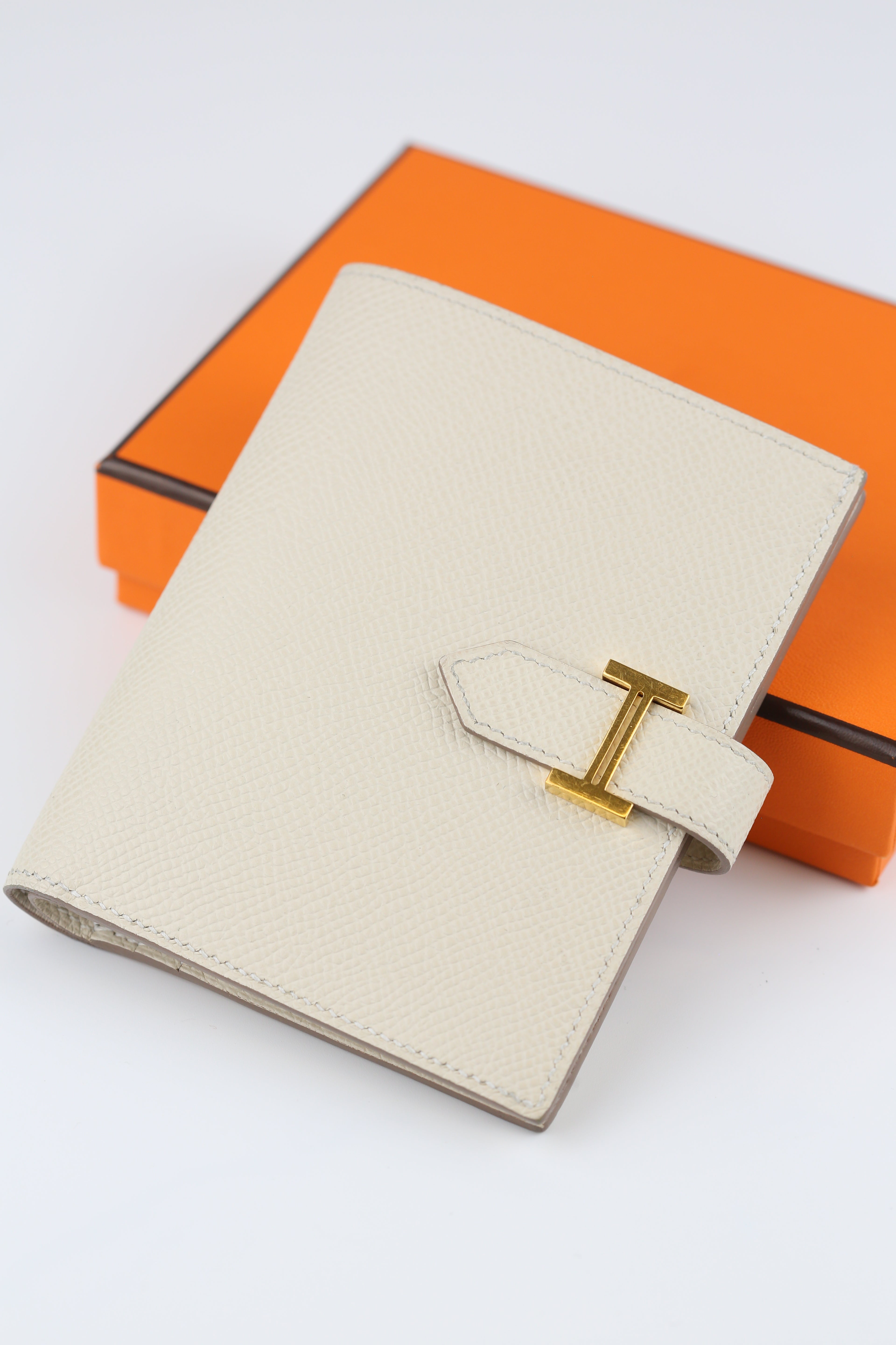 Hermes Bearn Wallet Craie