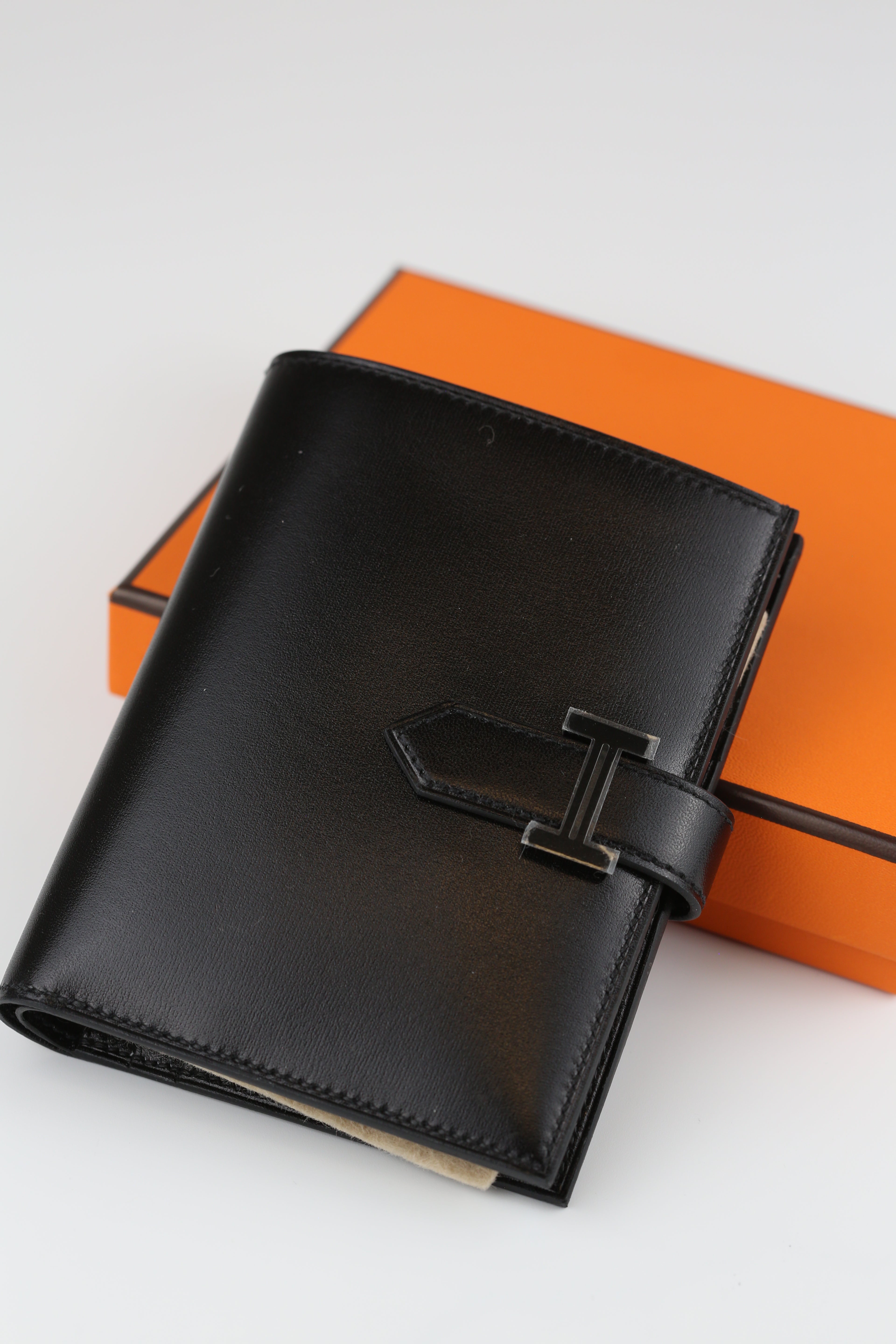 Hermes Bearn Wallet Noir