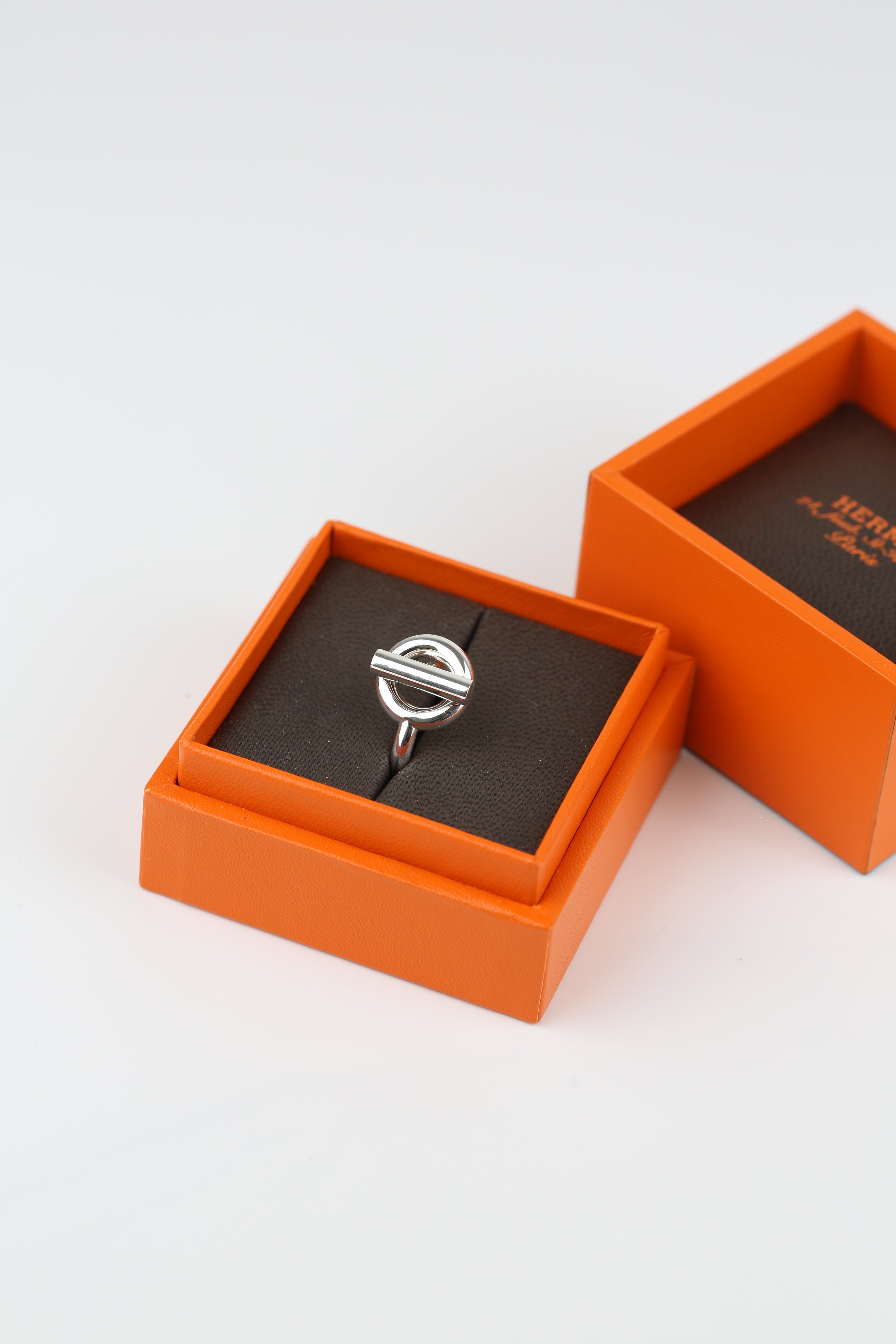 Hermes Silver Ring