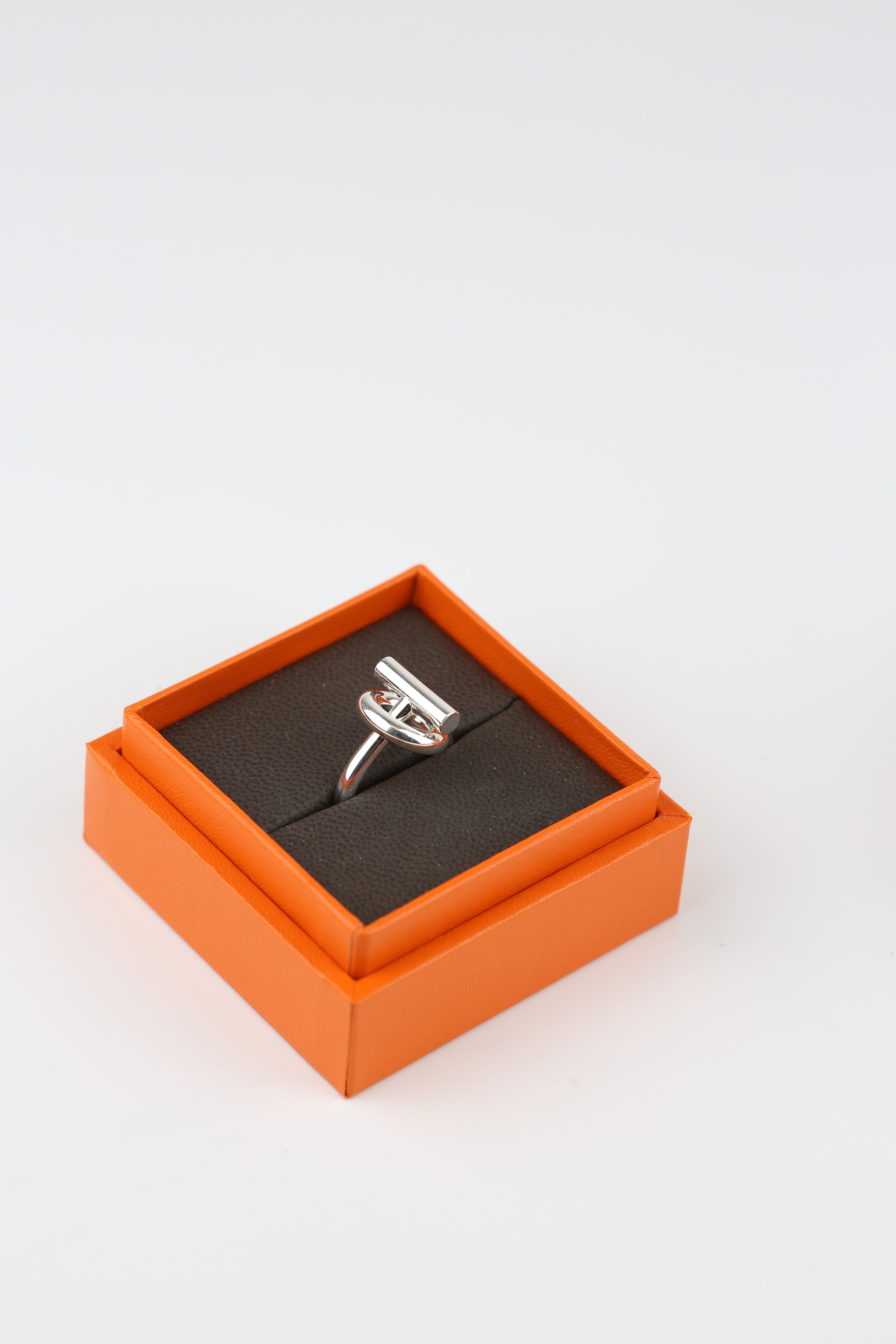 Hermes Silver Ring