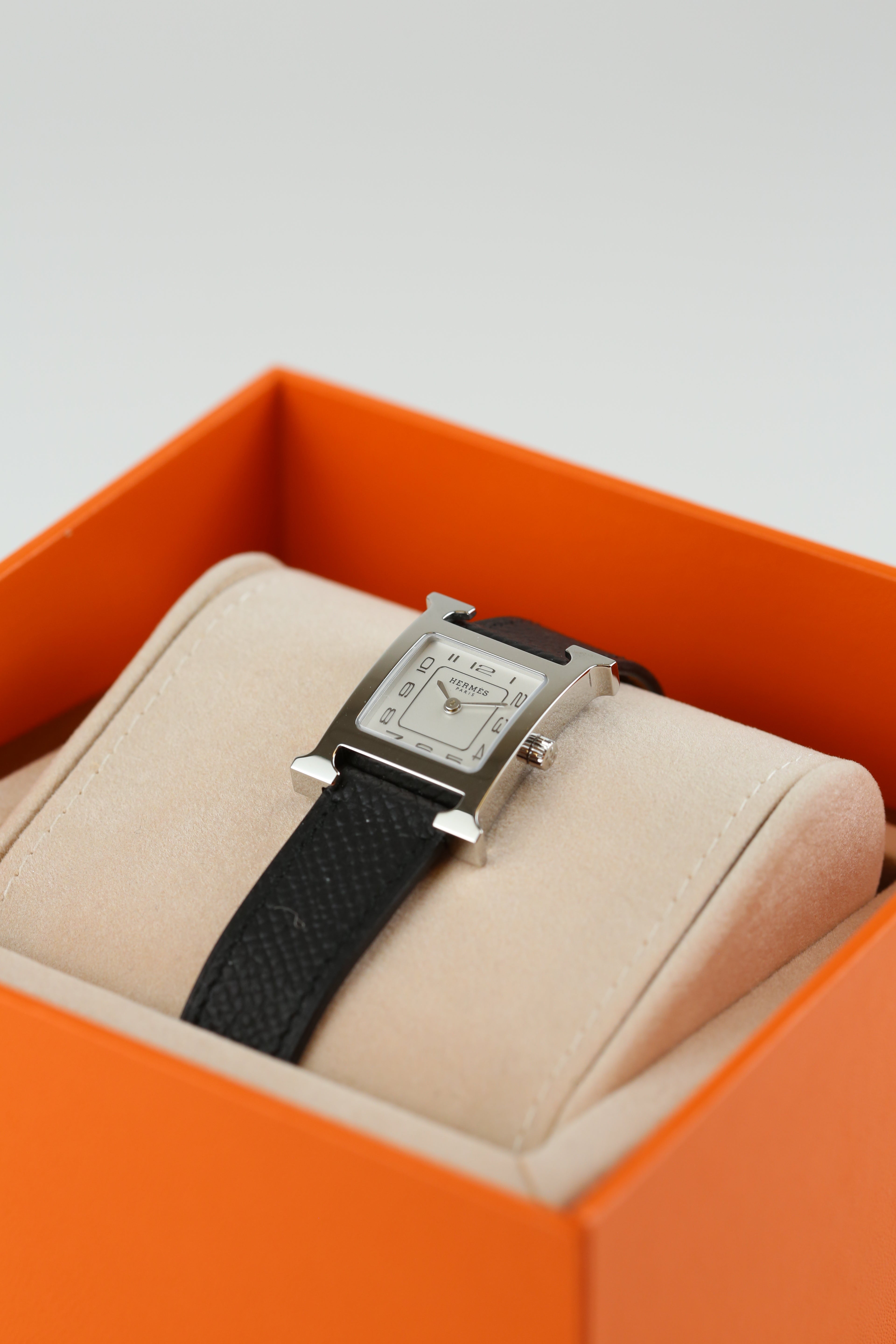 Hermes H Watch Black