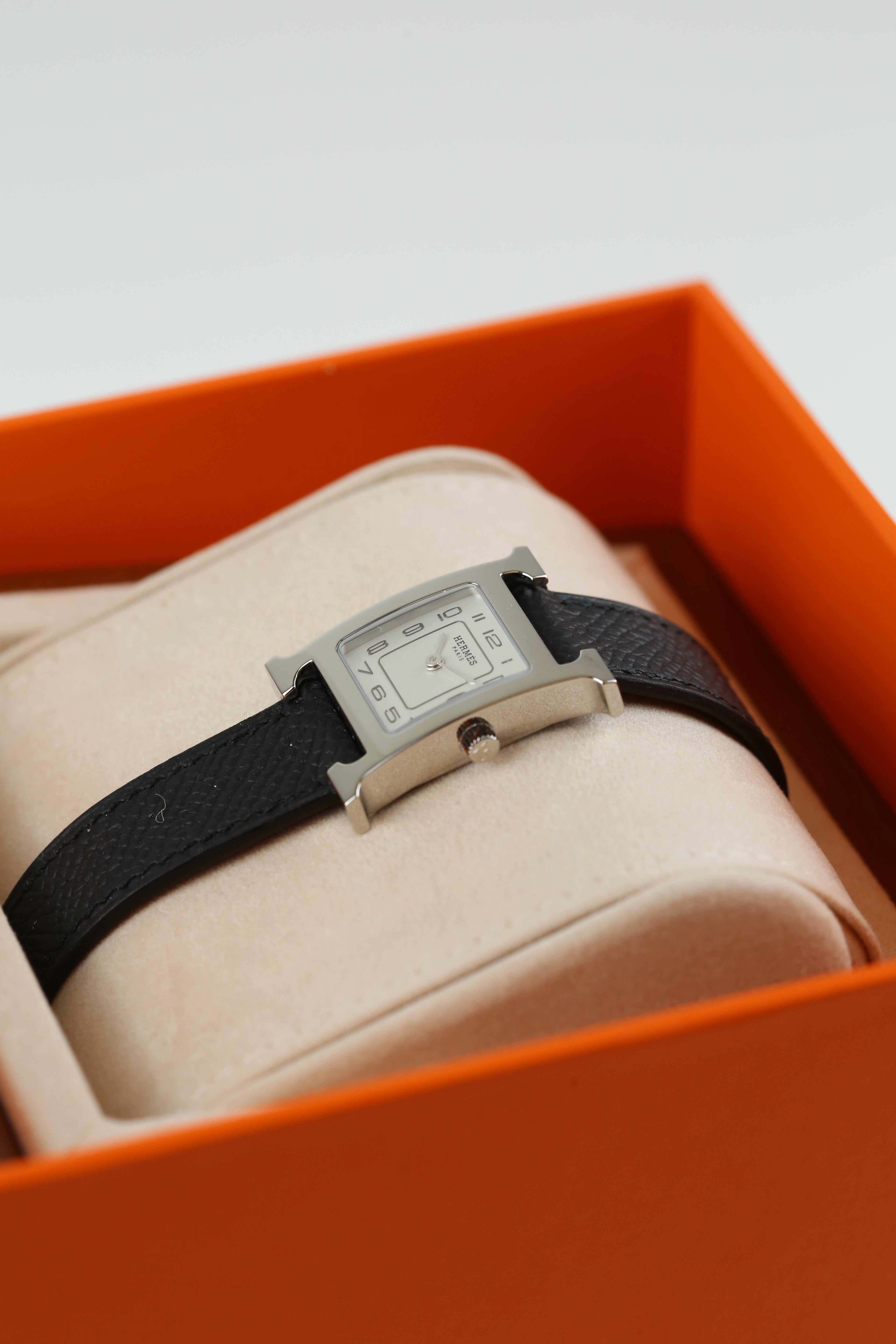 Hermes H Watch Black