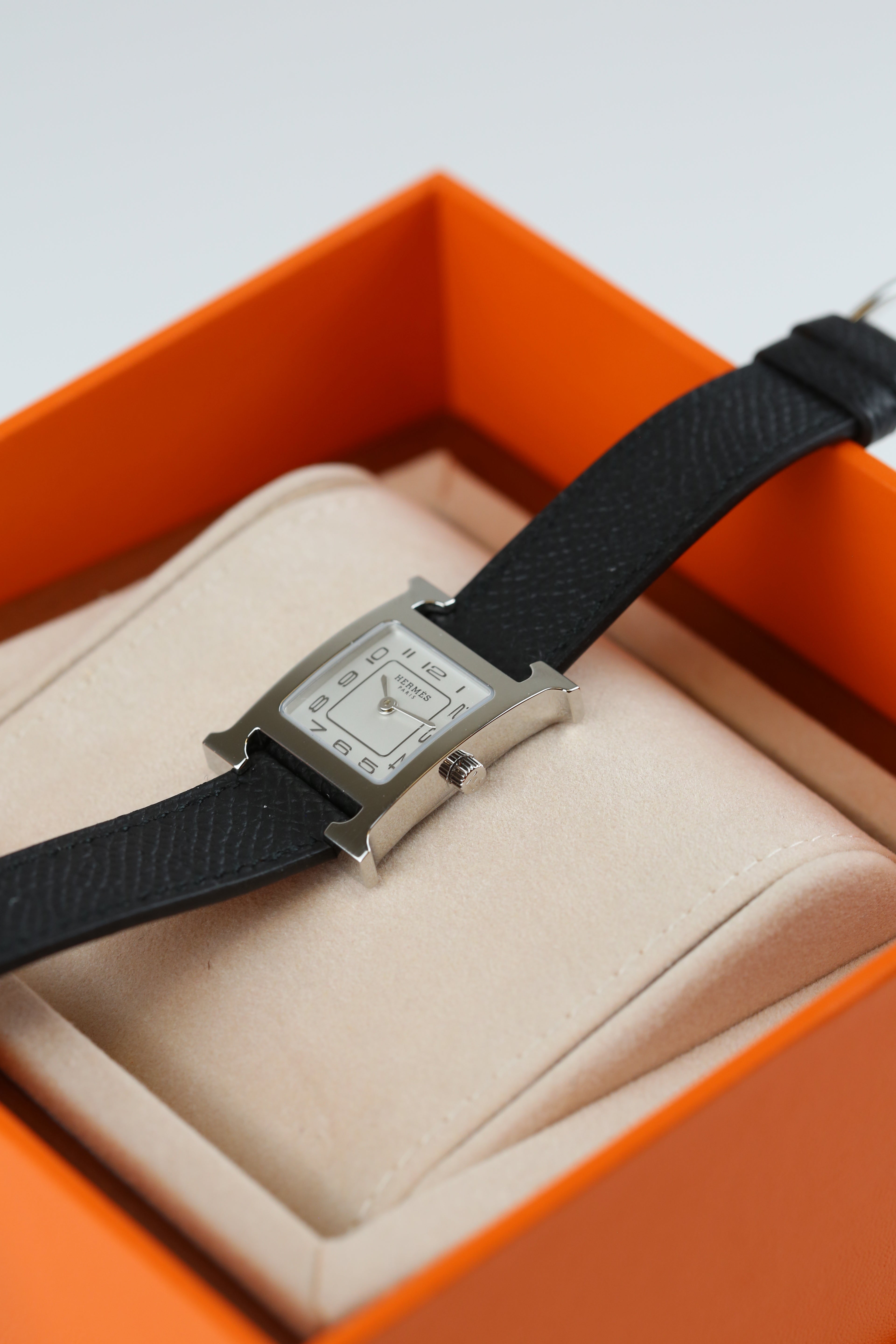 Hermes H Watch Black