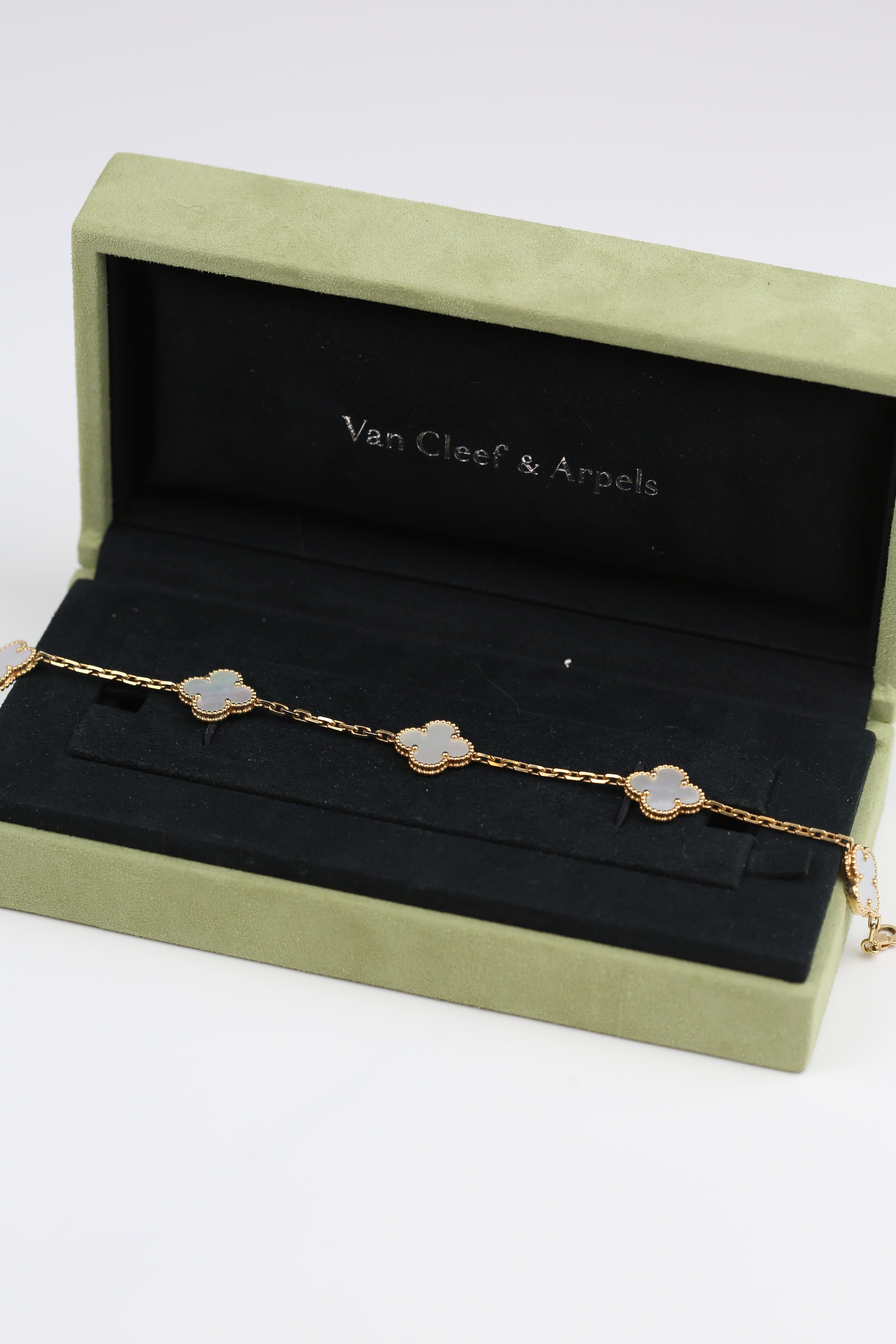 VCA mother of pearl bracelet