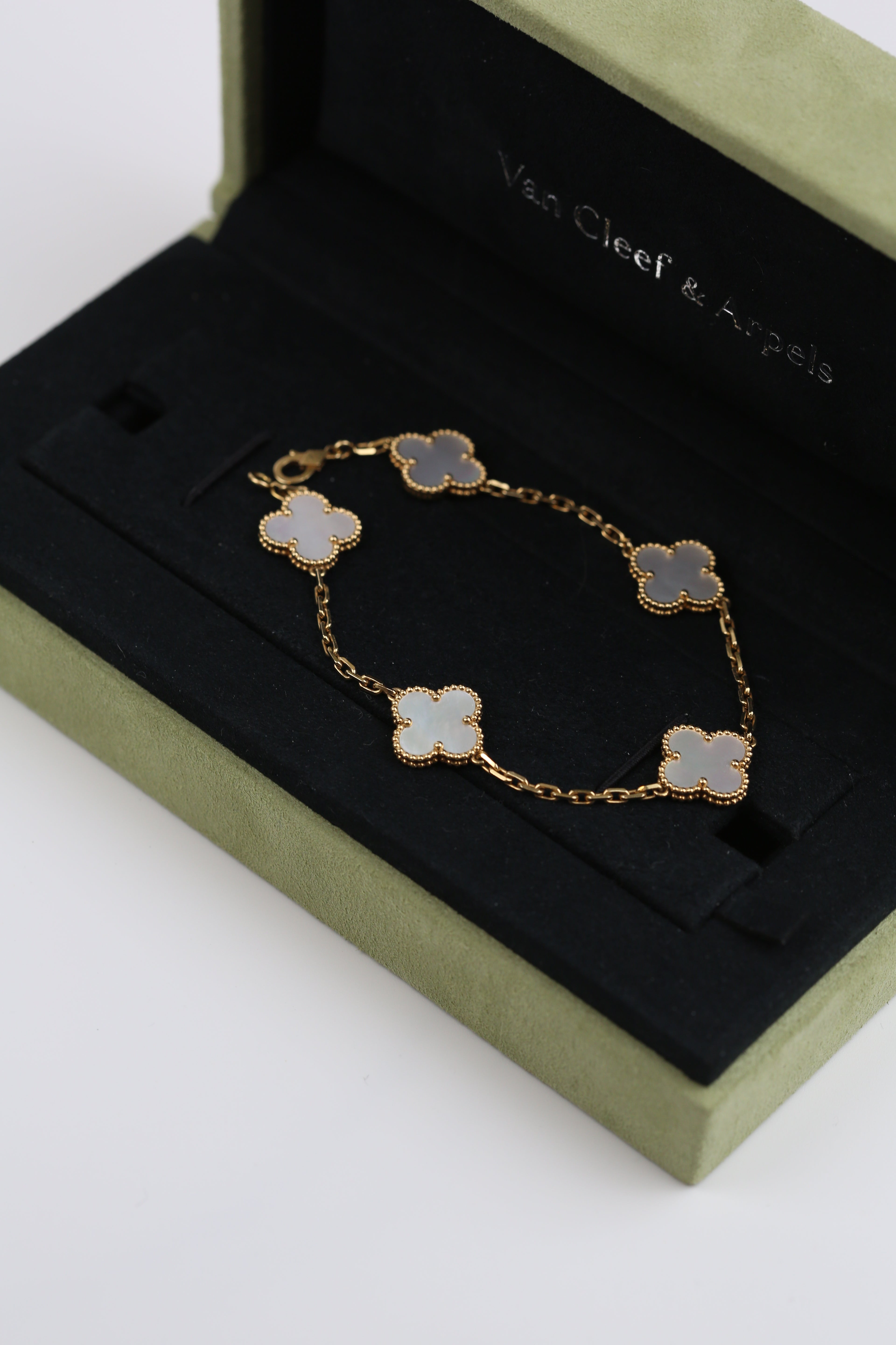 VCA mother of pearl bracelet